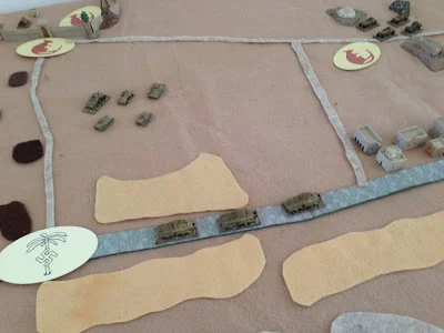 The German attack develops