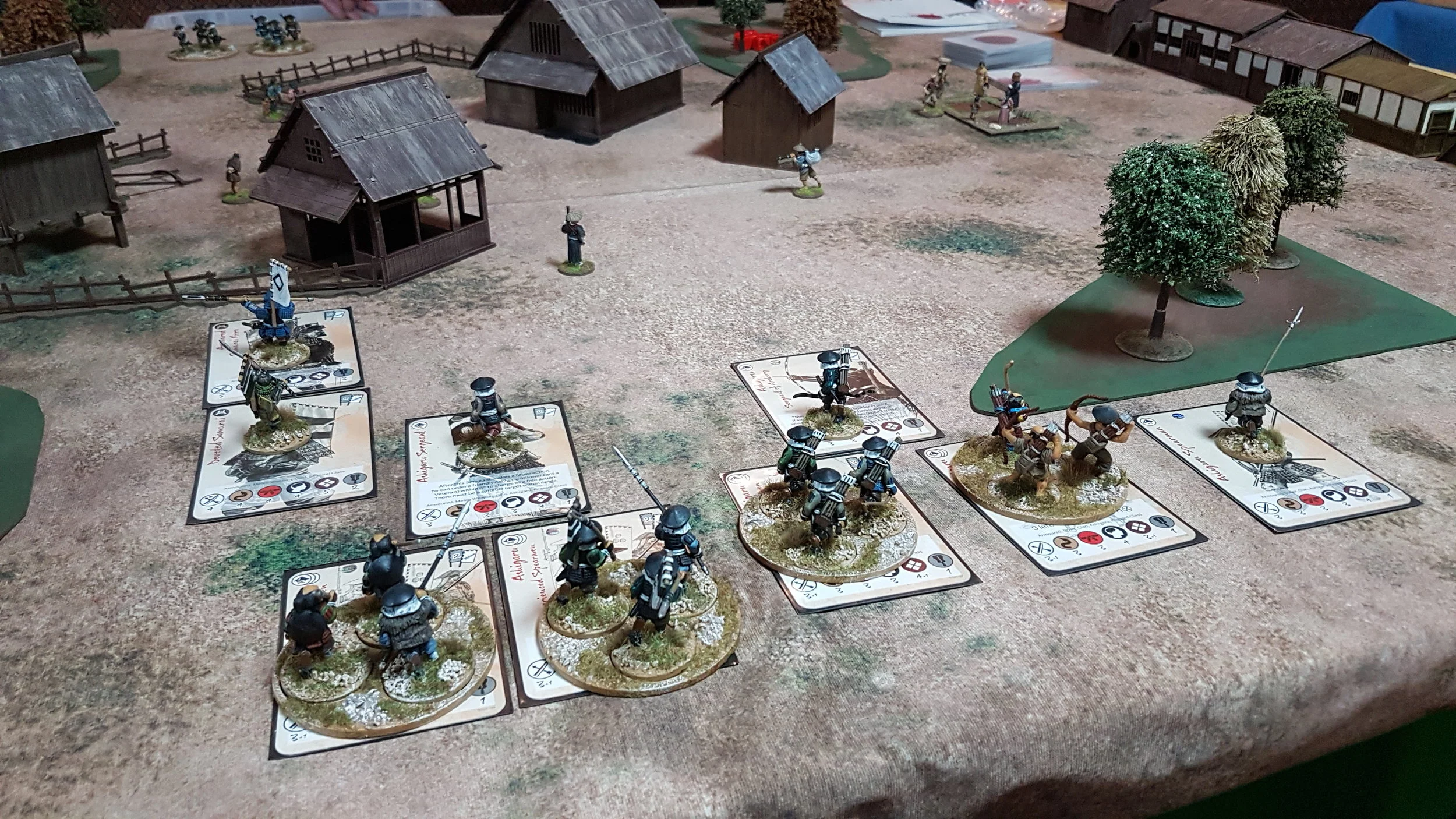 The forces at my command last night