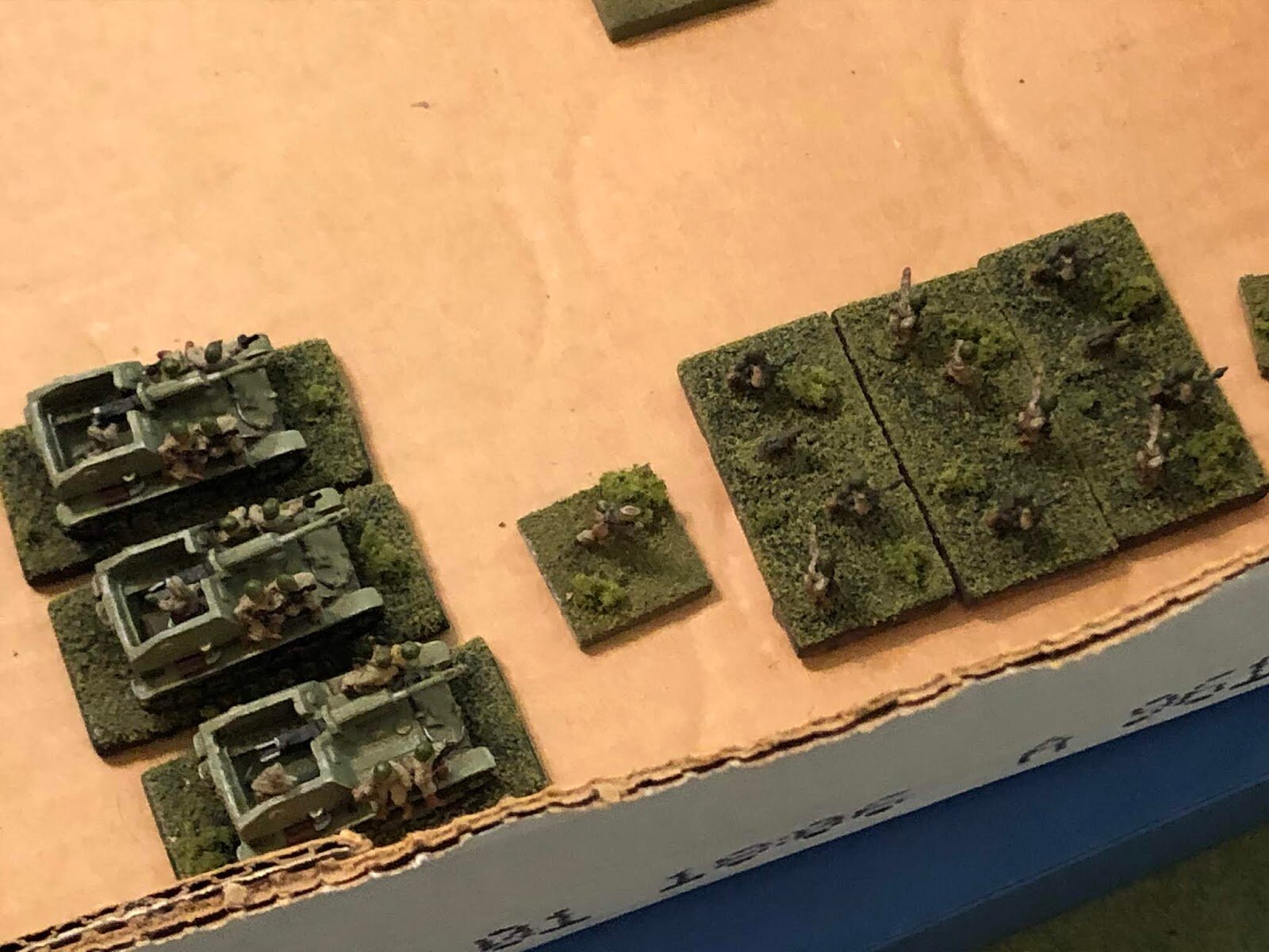 The Soviet reserve: three Su-76s and a platoon of Combat Engineers.
