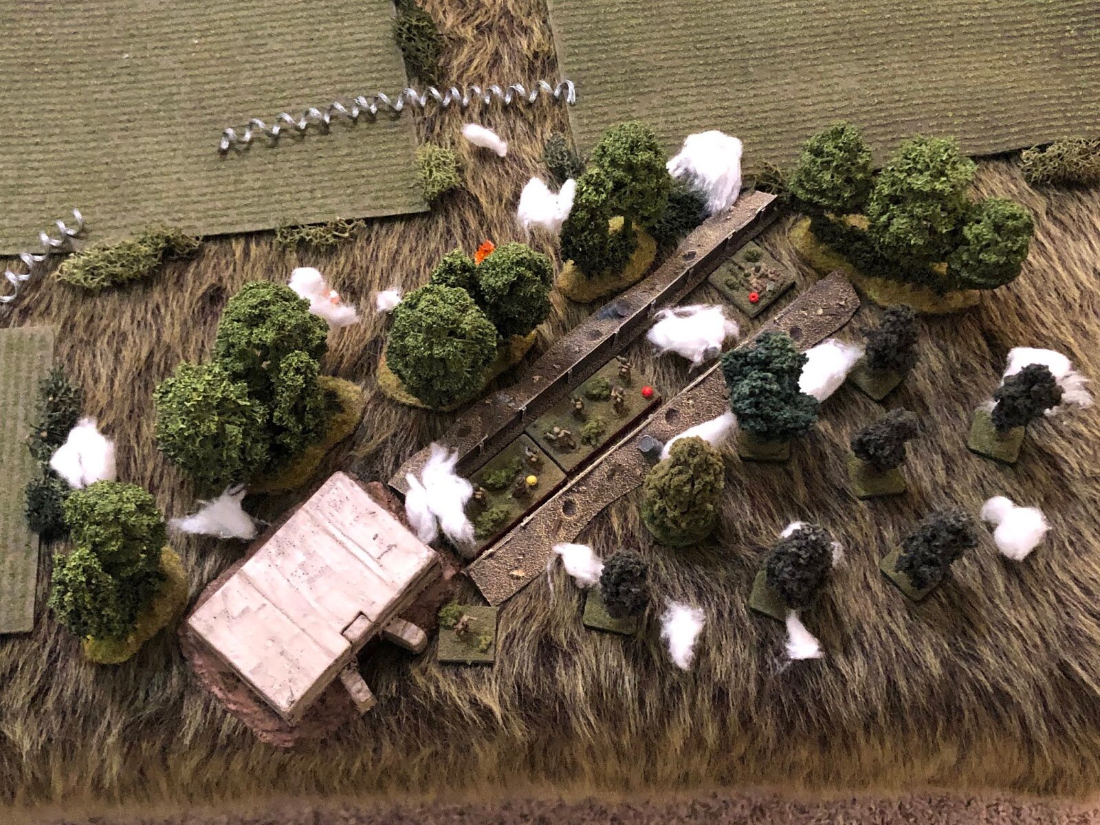 And then German Nebelwerfers rain down on Strongpoint Irina!