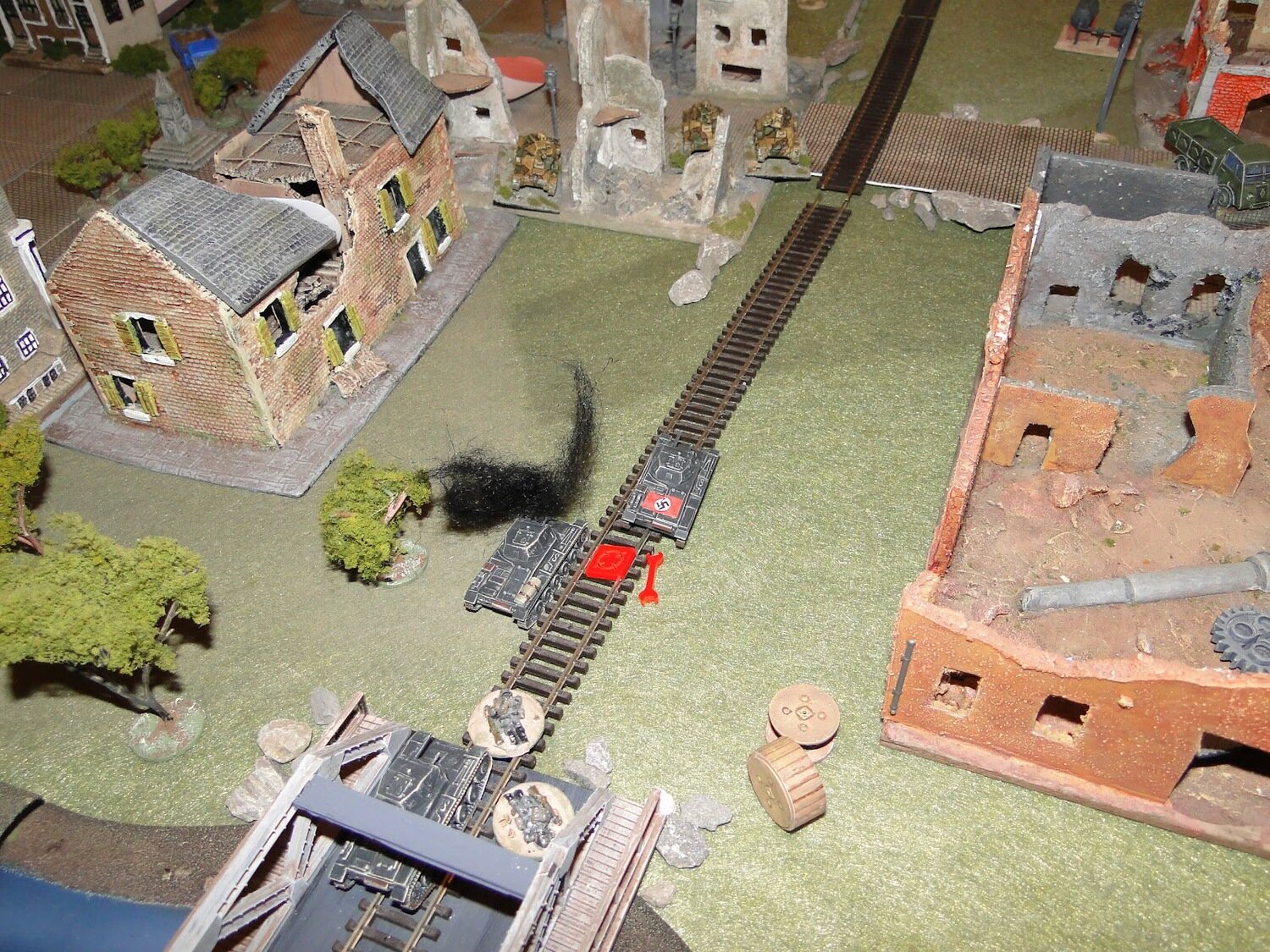  During the skirmish the French knock out one PzII, severely damaging another forcing the crew to bail out and inflicting shock on the third. 
