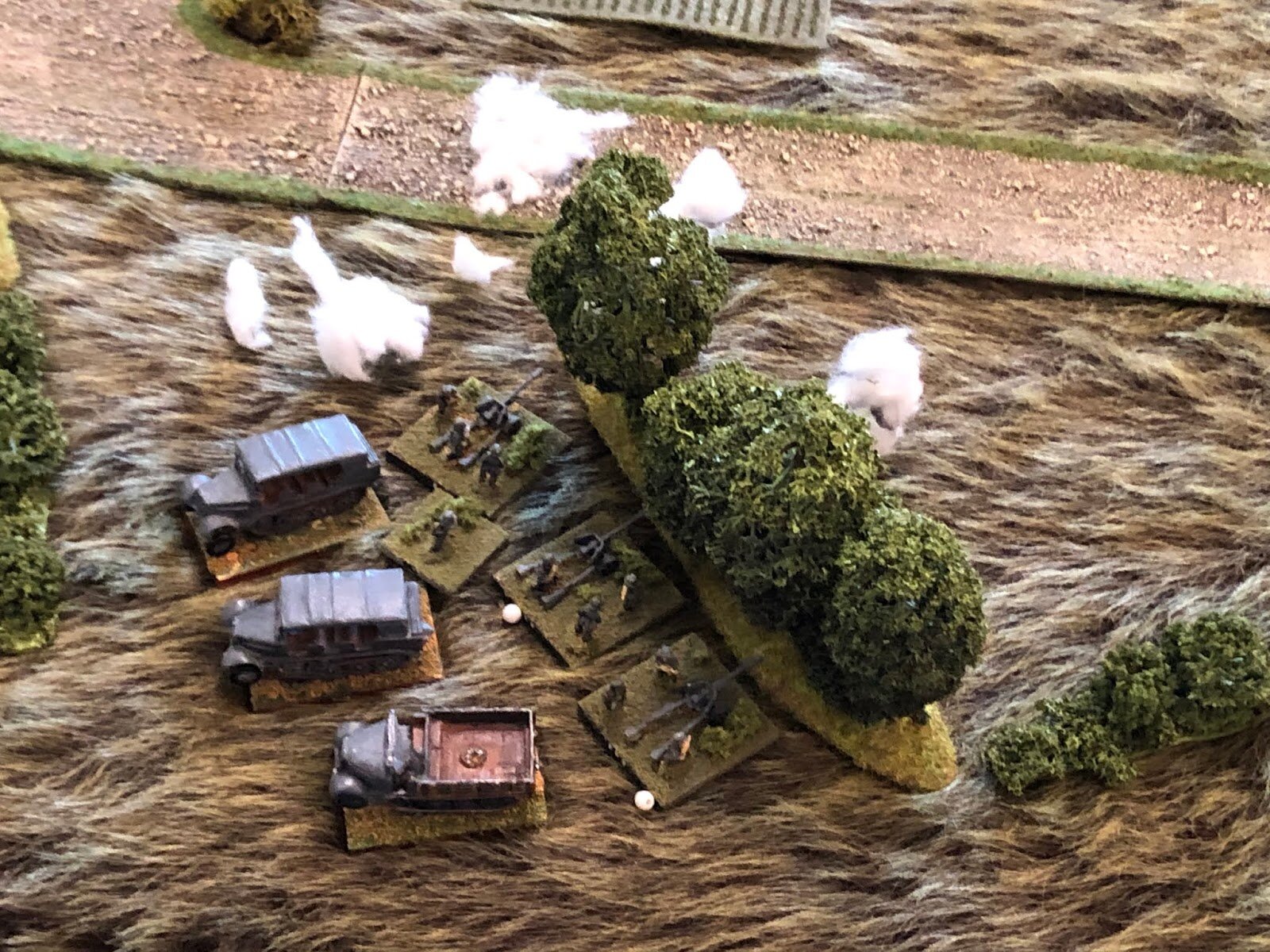  But the Soviets have shifted fire, and this time the heavy mortar shells fall on the German Anti-Tank Gun position!!! 