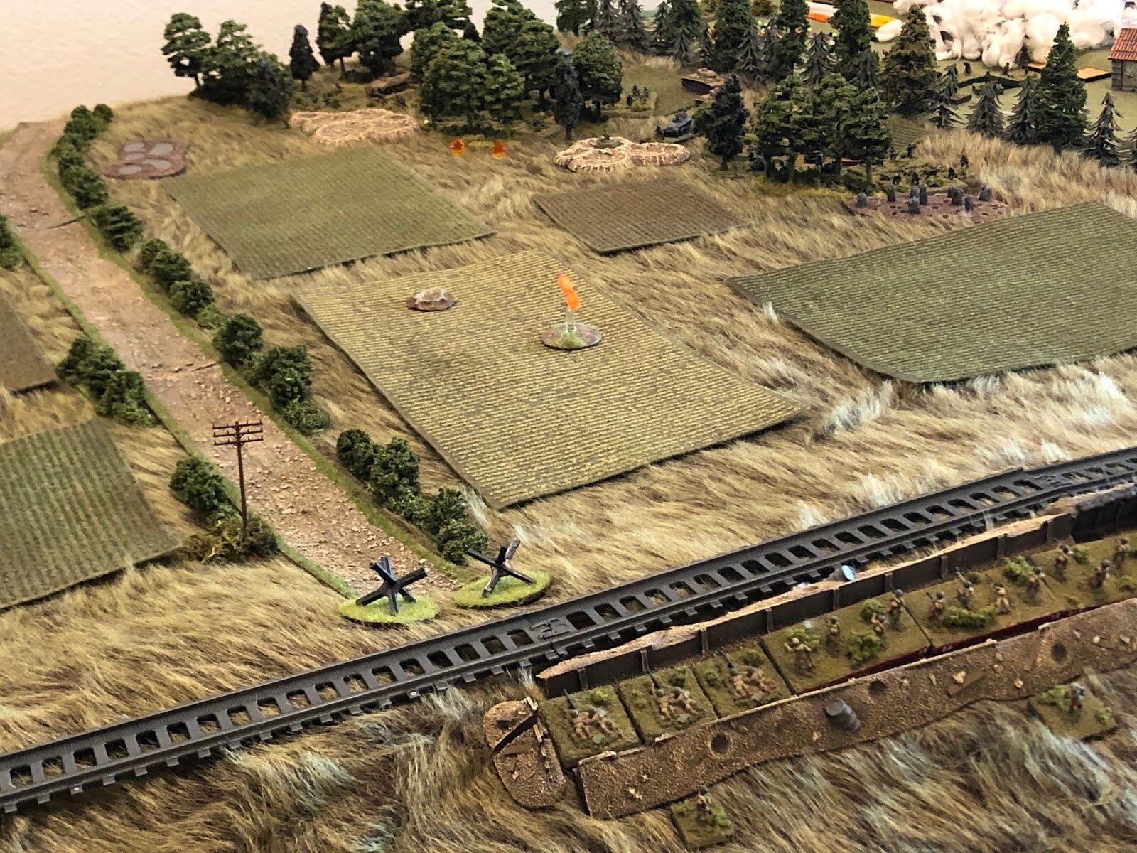  And the Soviet infantry on the railway emplacement (bottom right) do, too.  