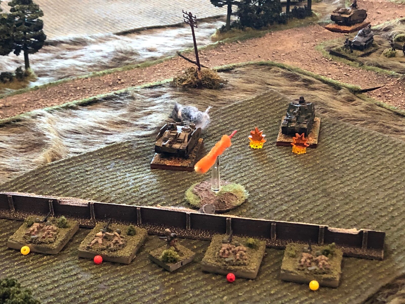 And they are immediately followed by their comrades from the ATR Platoon engaging the Marder...