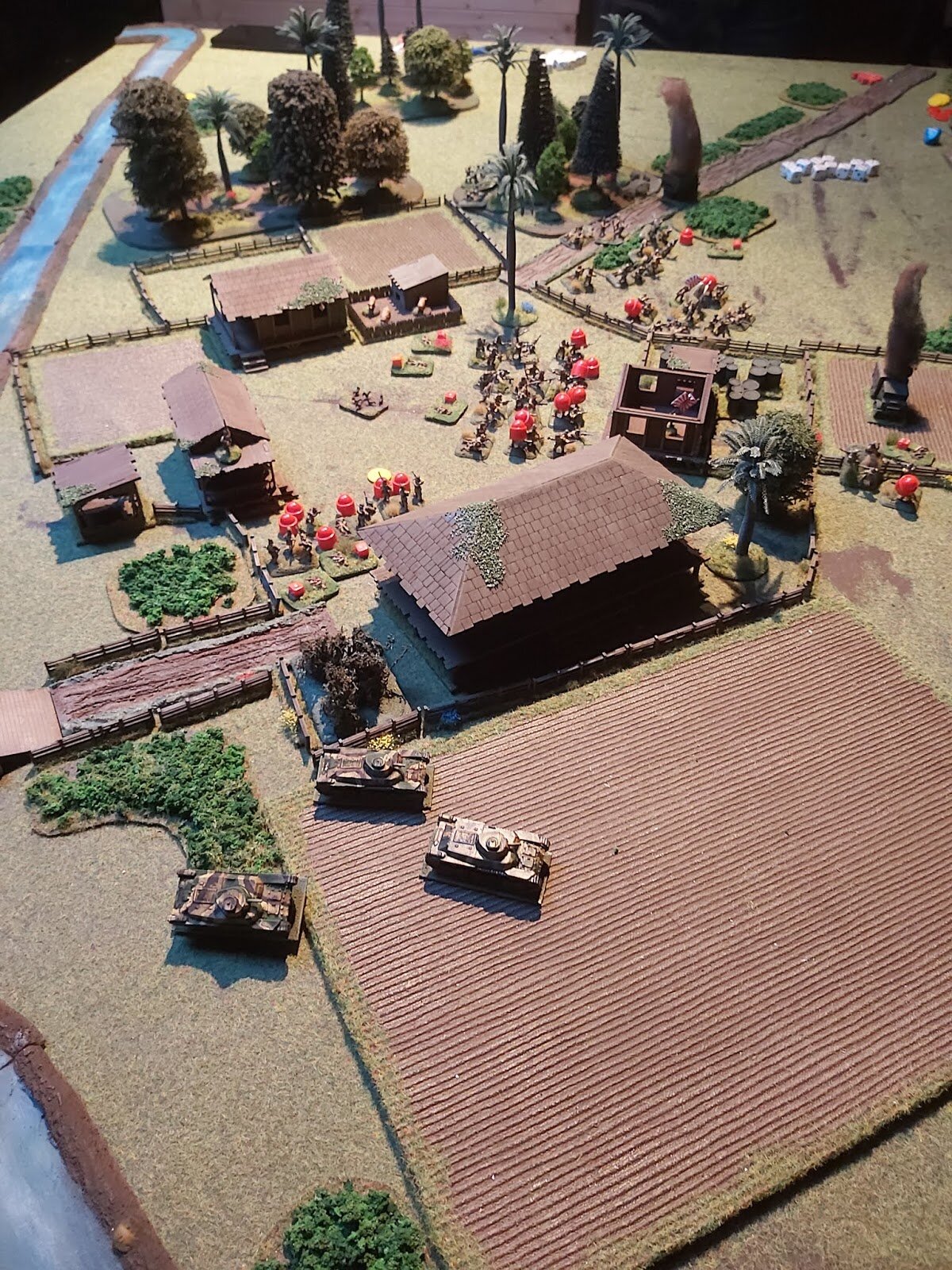 The Japanese attack has been successful everywhere and the defenders are in a general retreat.