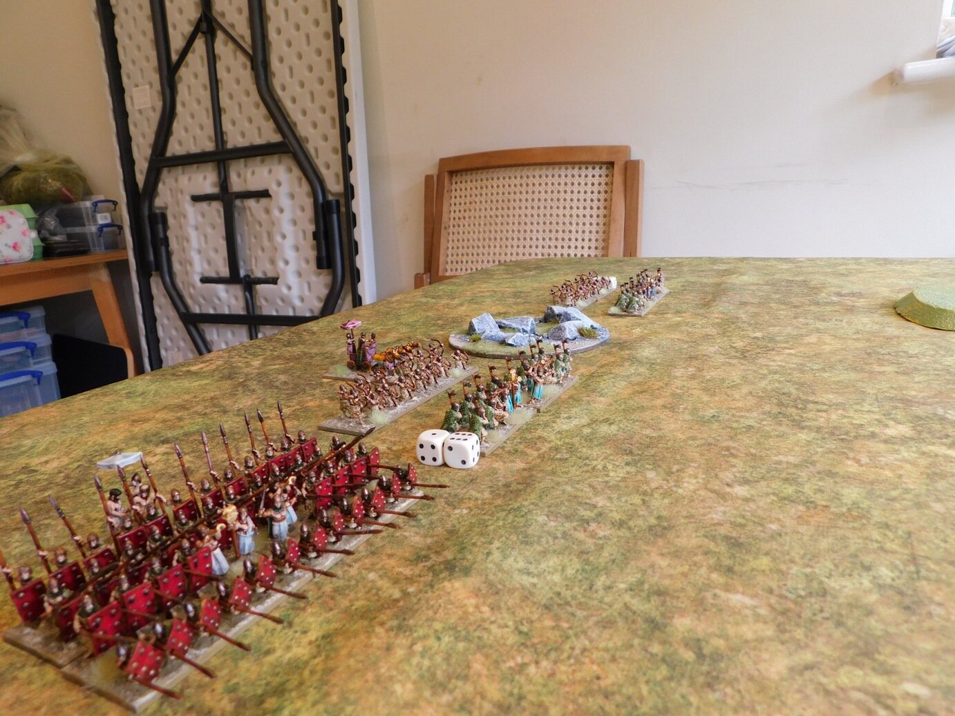 The Royal Guard: two units of archers, two units of axemen, one unit of spearmen