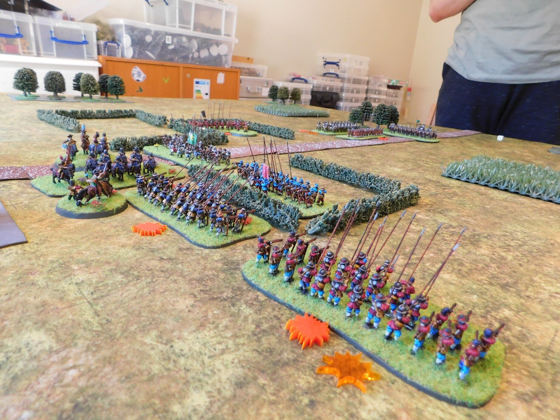 My right flank is looking weak...and it's just about all I have left!