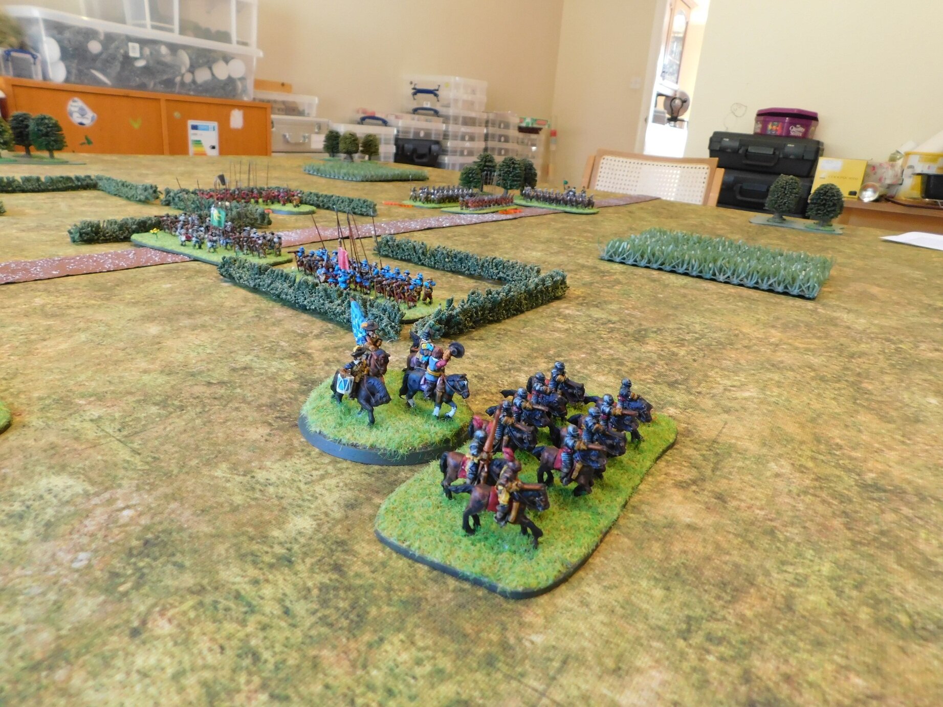 Cuirassiers have single handed-ly rolled up my line