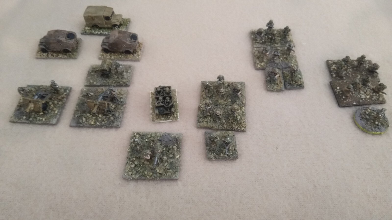 I take the support group off their blind, planning to bombard with the 25pdrs and then send in the Infantry.  Turns out that the MMG does as much damage as anyone though!