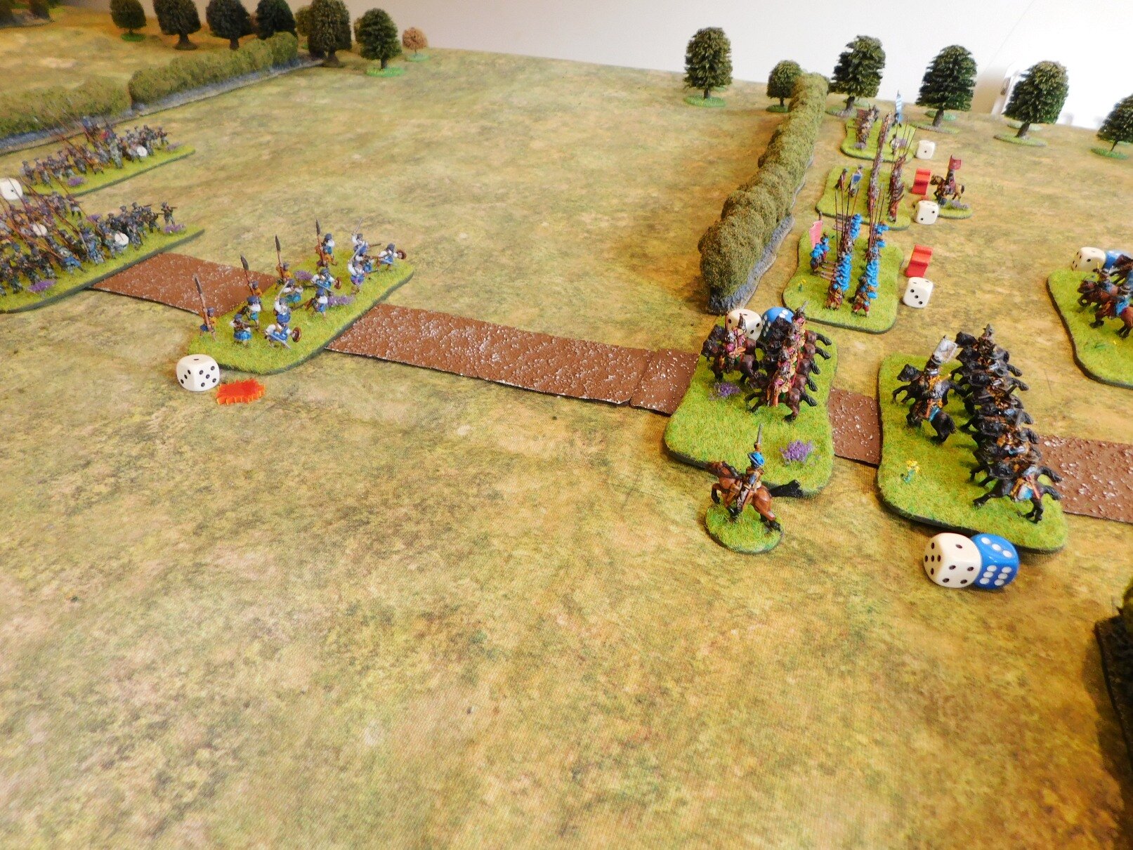 The Highlanders and the Royalist Horse Face Off To One Another