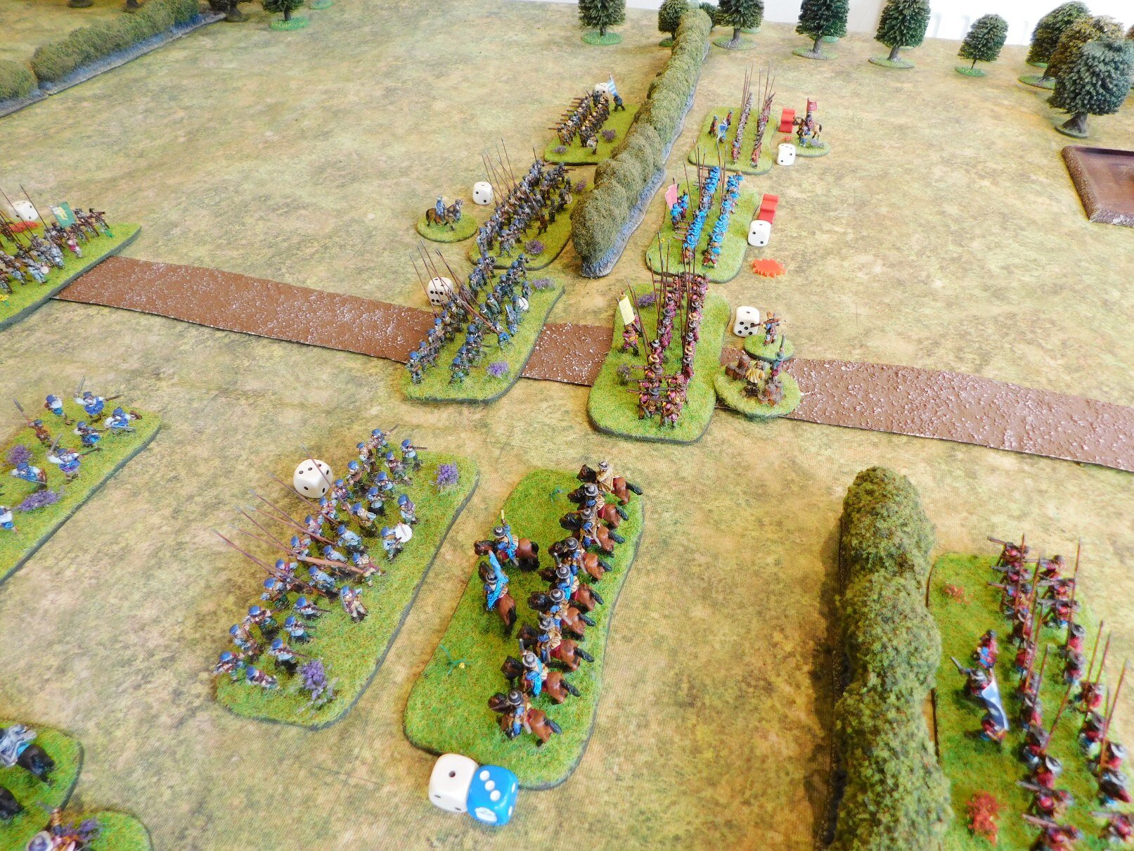 The Main Infantry Lines Clash