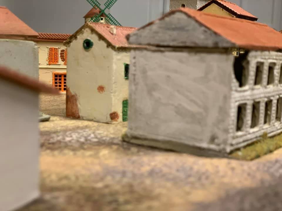  Orange shuttered building in rear is Najewitz 3D design printed by Tom Grenfell. 