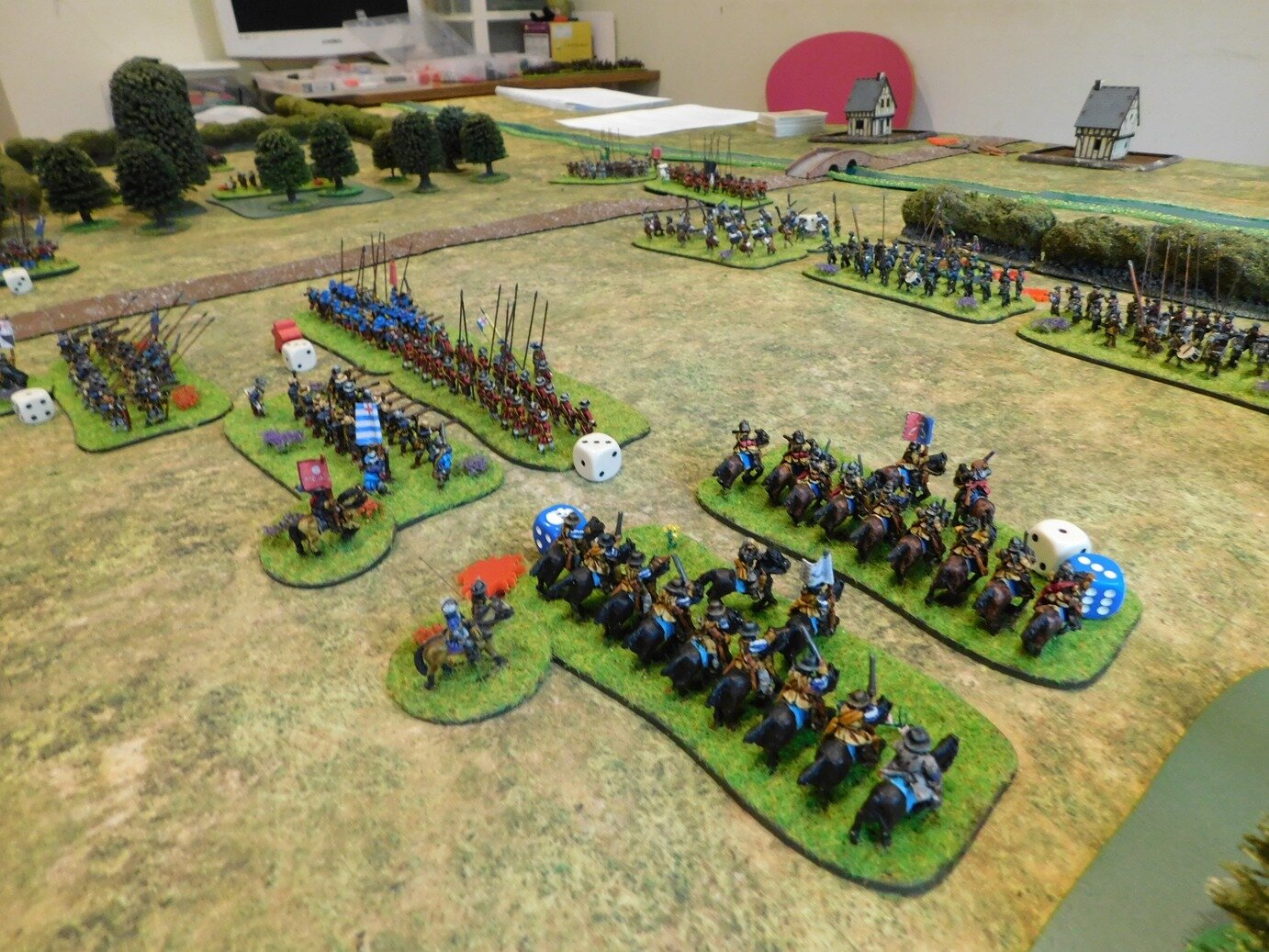 Royalists and Scots Mercenaries Face Off