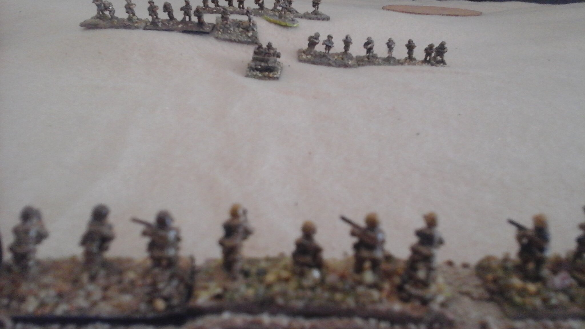 2/2 Australian come over the hill.  I drop the smoke from the mortars far too far behind the Italians making it pointless.