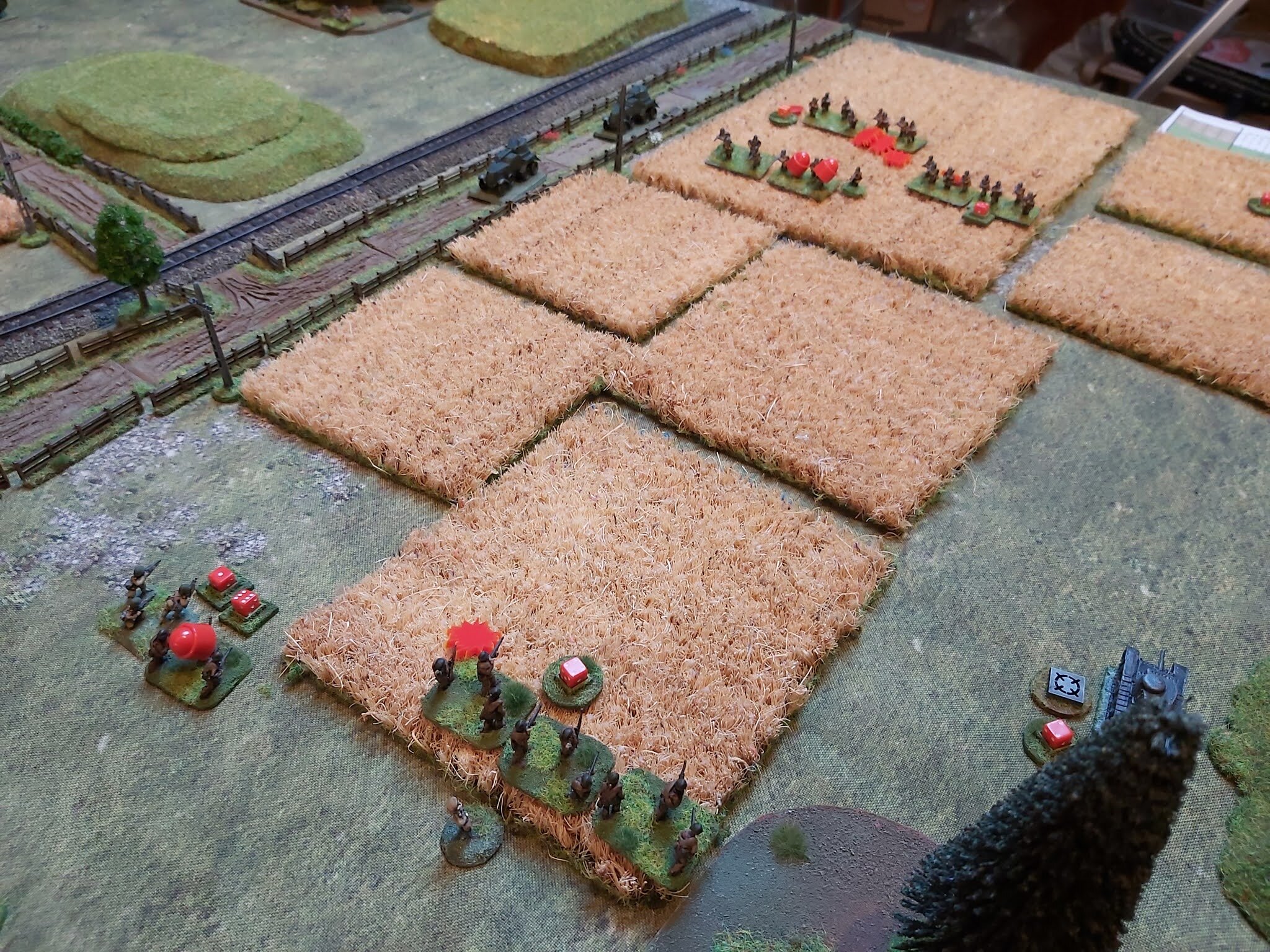 As the firefight continued on the other flank, the Romanians were pressing their advantage, despite taking heavy casualties. 