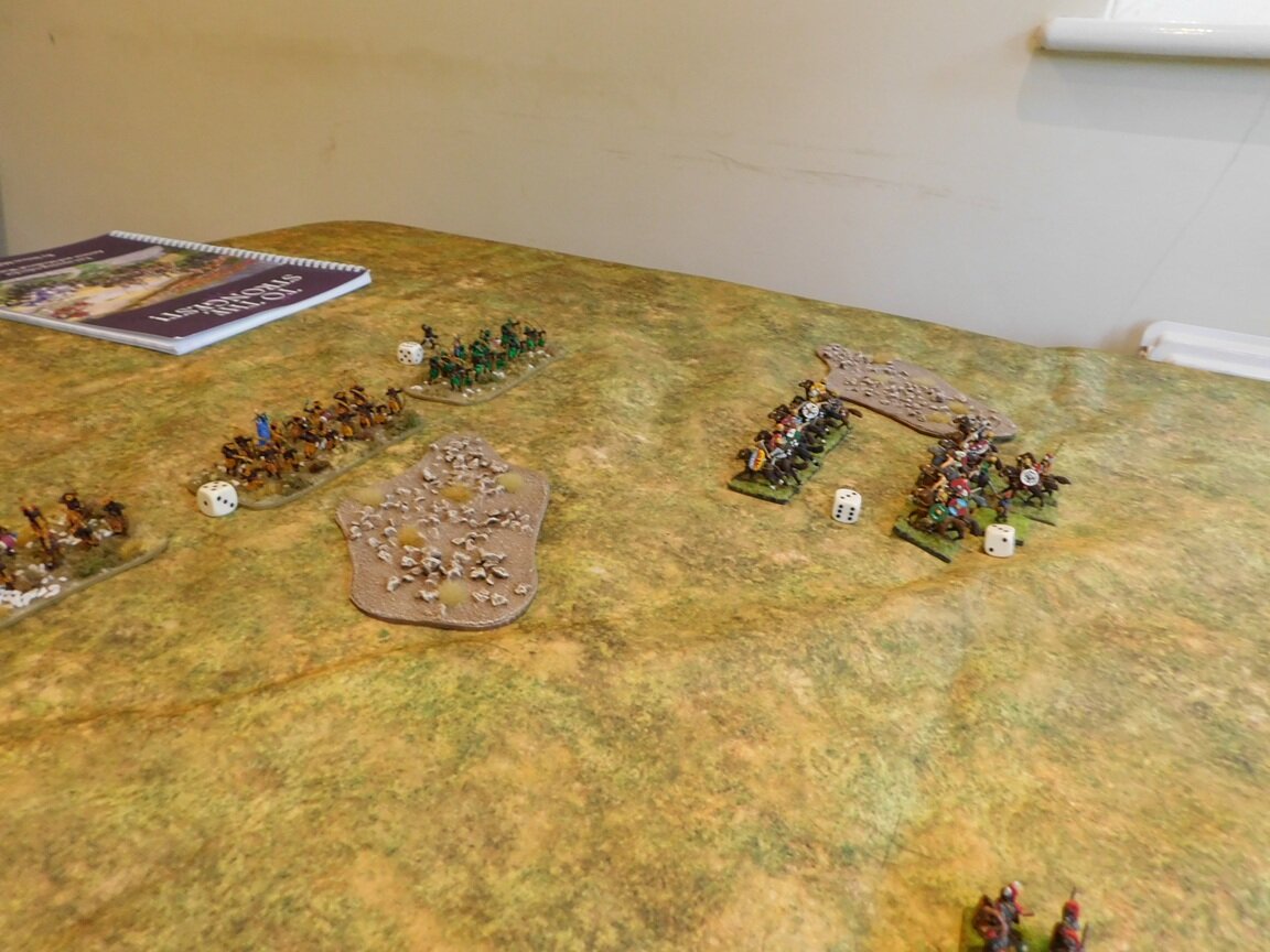 The Gauls heading for my left flank