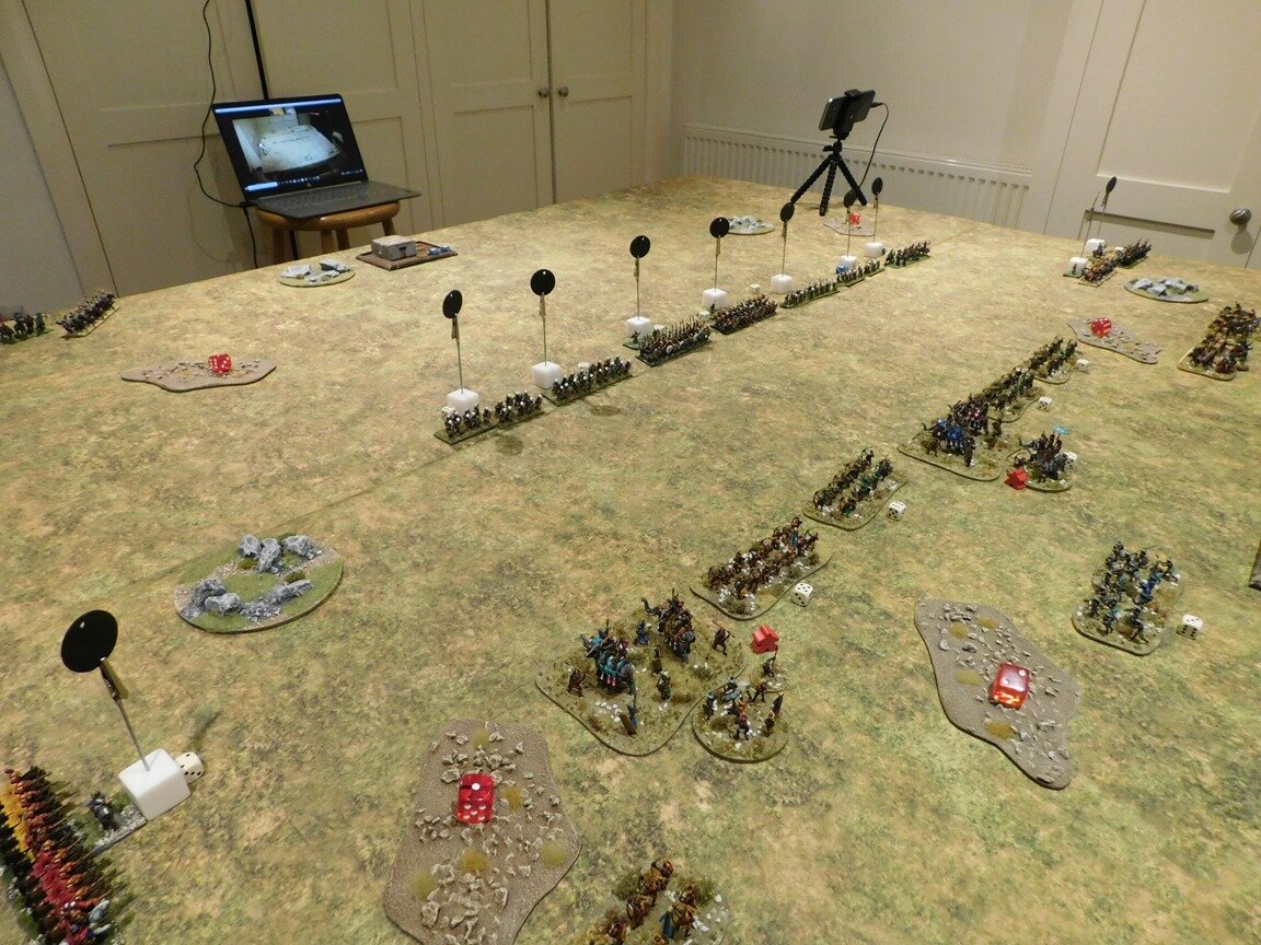 The Remaining Persian Cavalry on my Left Leave the Table