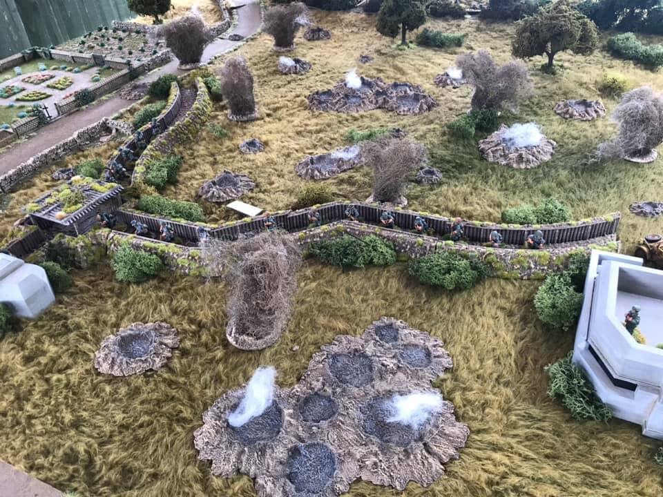 Germans take up defensive positions.