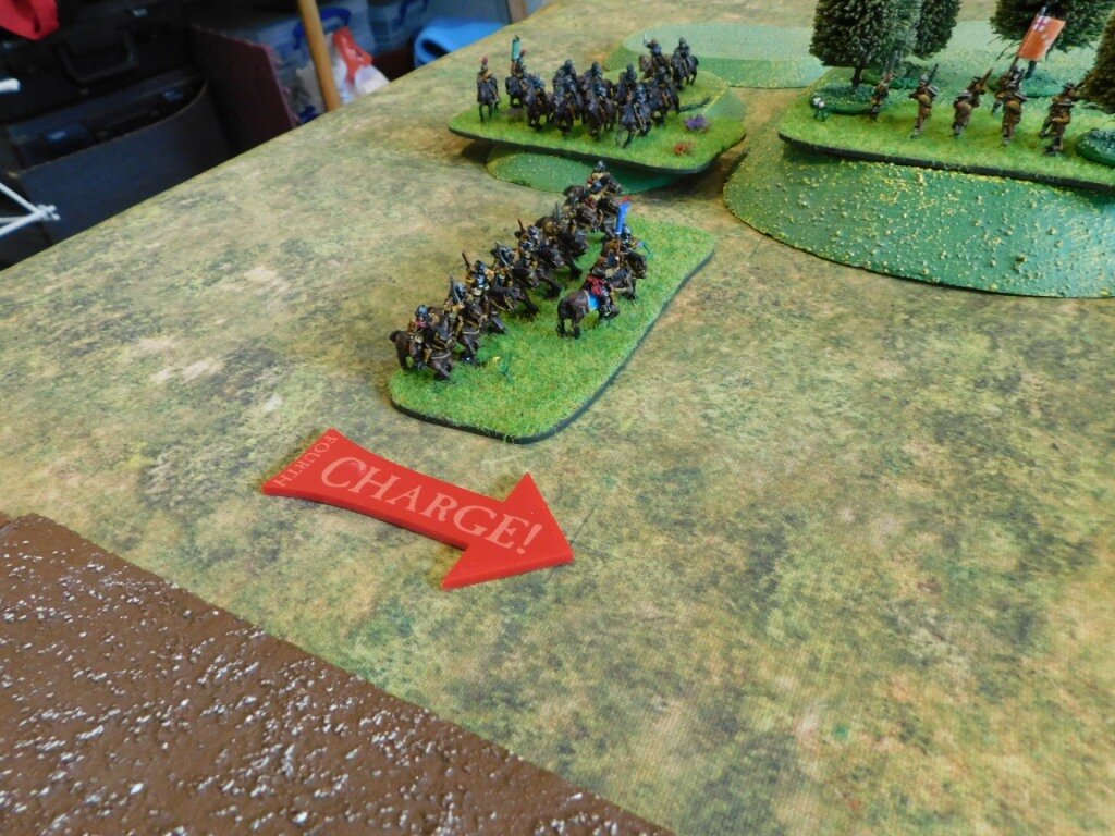 Now they are hit from the flank and destroyed