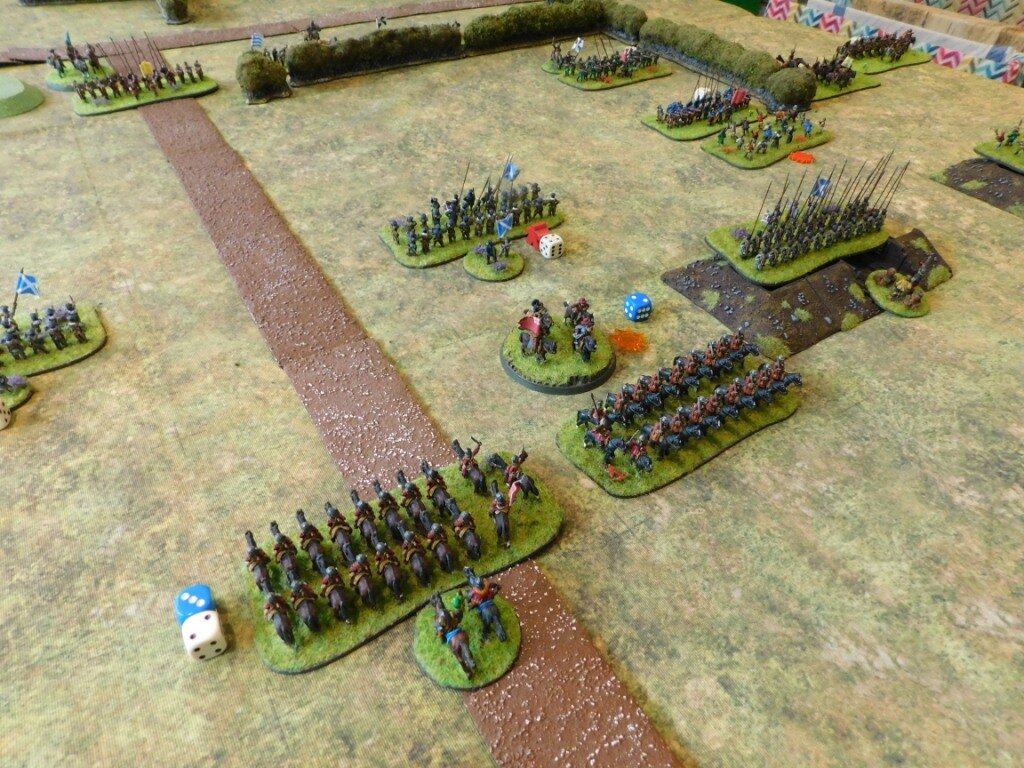 With the line regrouped and reorganised, the flanks secure, it's time to advance forward again
