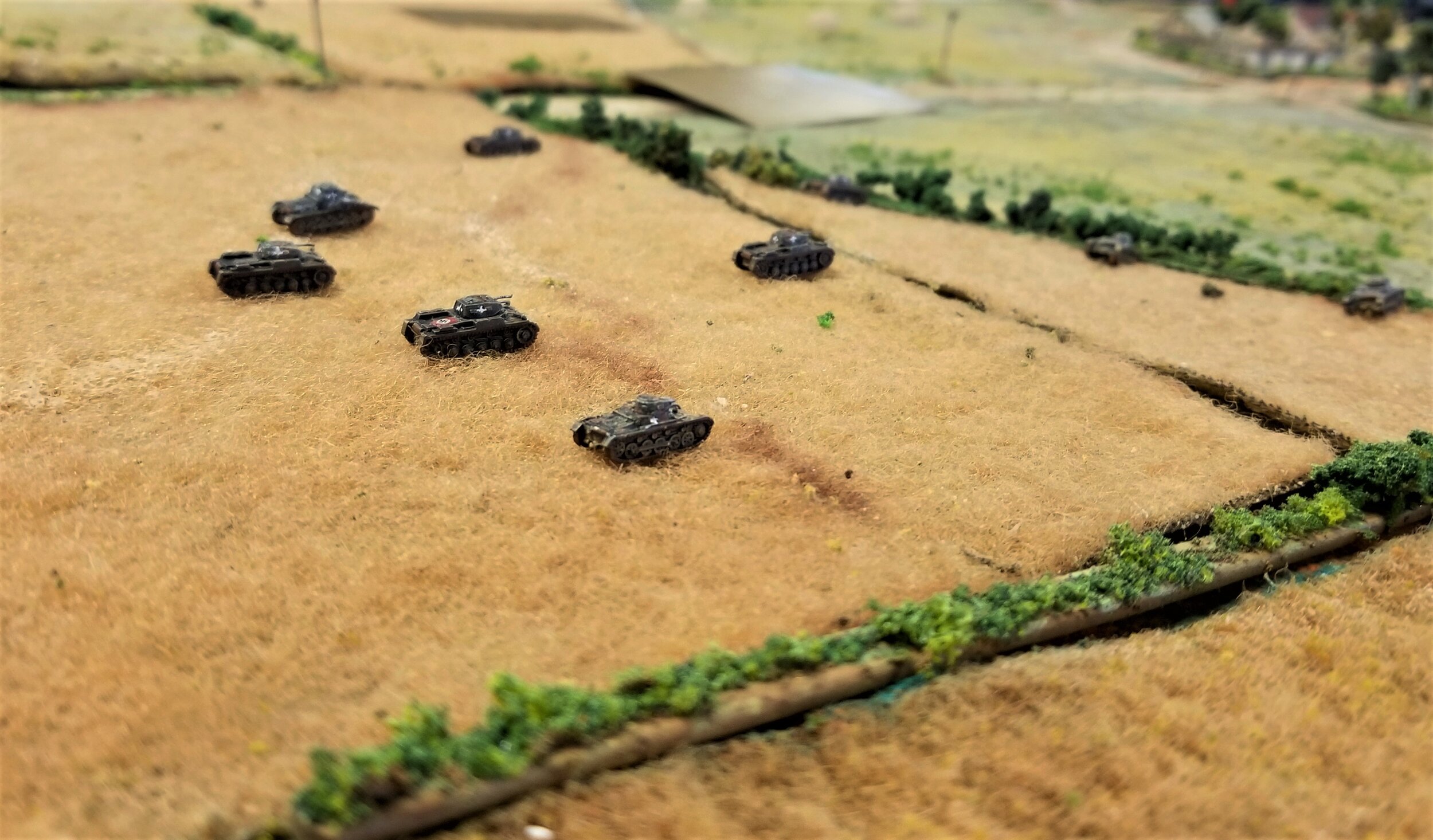Panzers move in