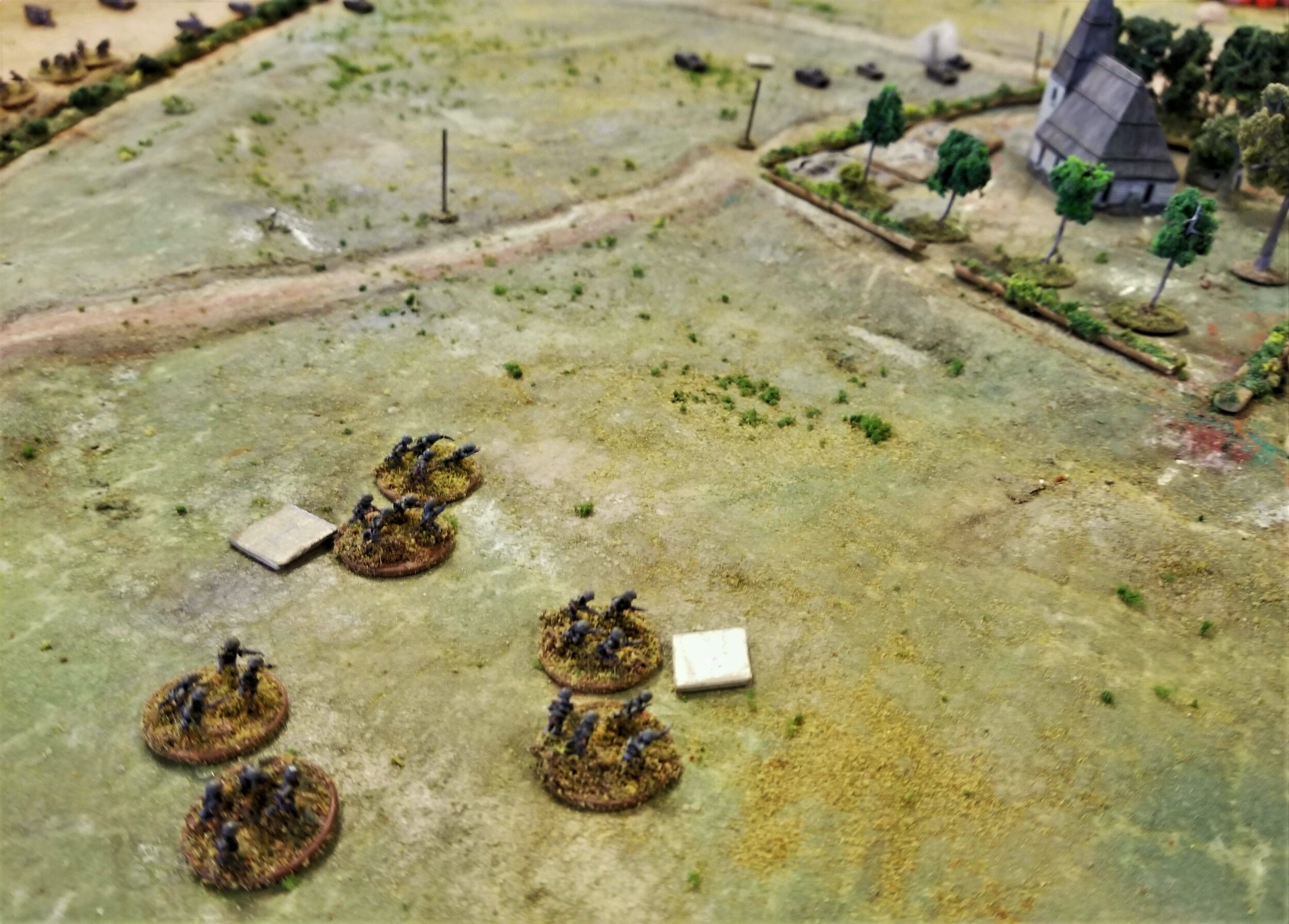 Right flank attack