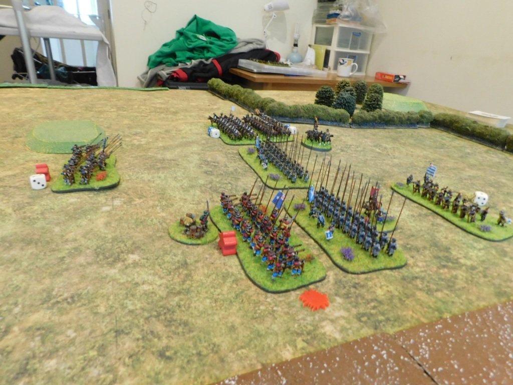 Infantry Clash in the Centre