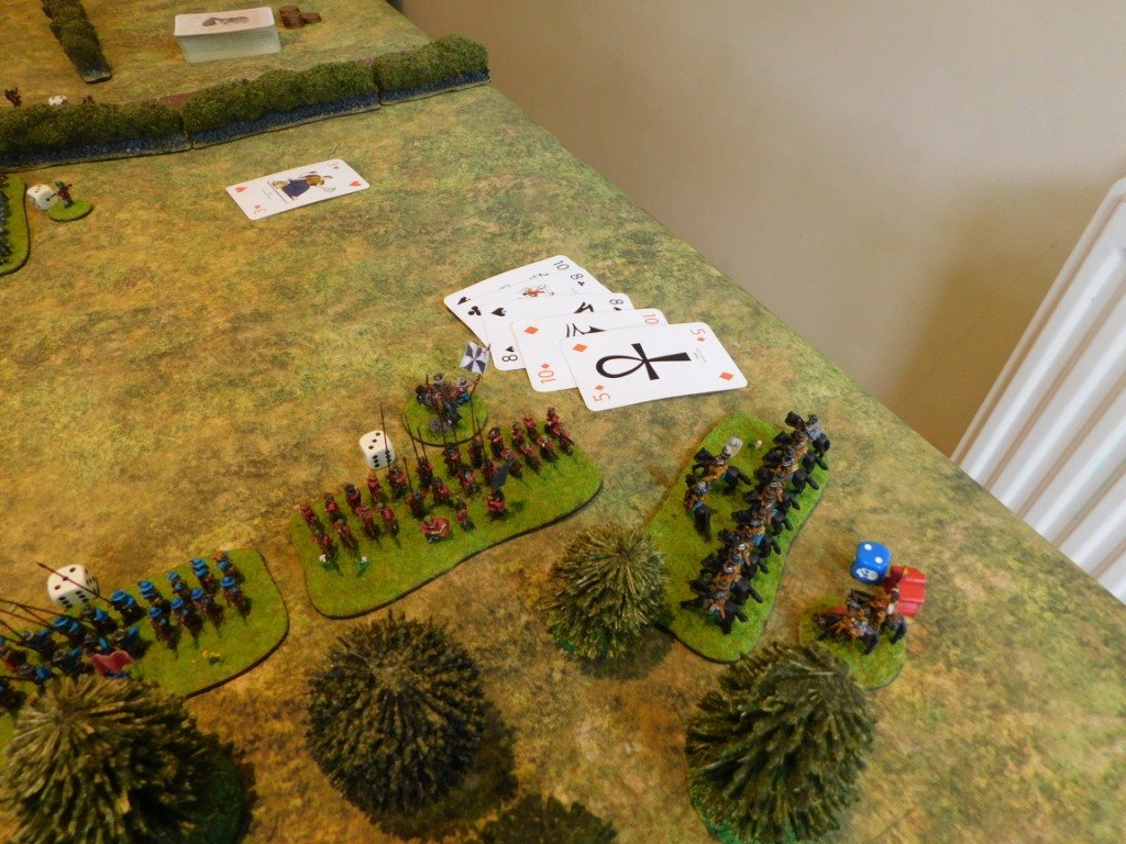 My Infantry Taking Much Disorder from a Royalist Cavalry Charge!