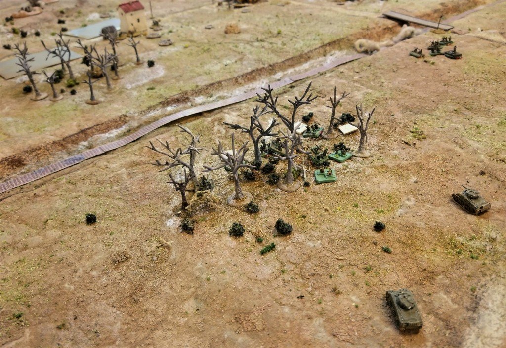 Left flank advancing also