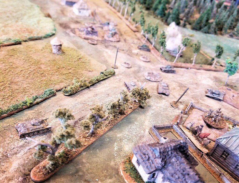 T34s move to the left