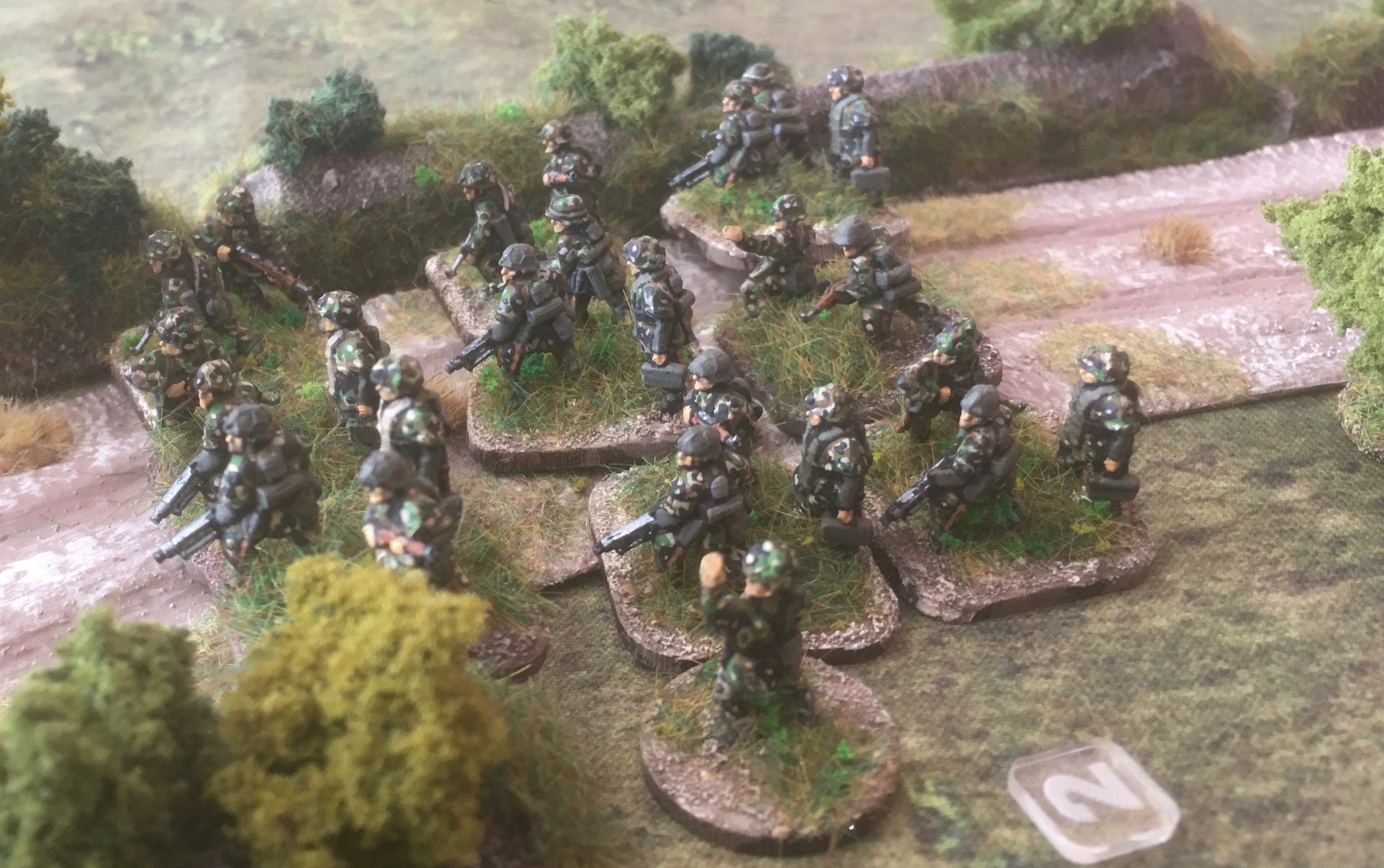 With no sign of the British the lads from Das Reich advanced cautiously towards Rauray...