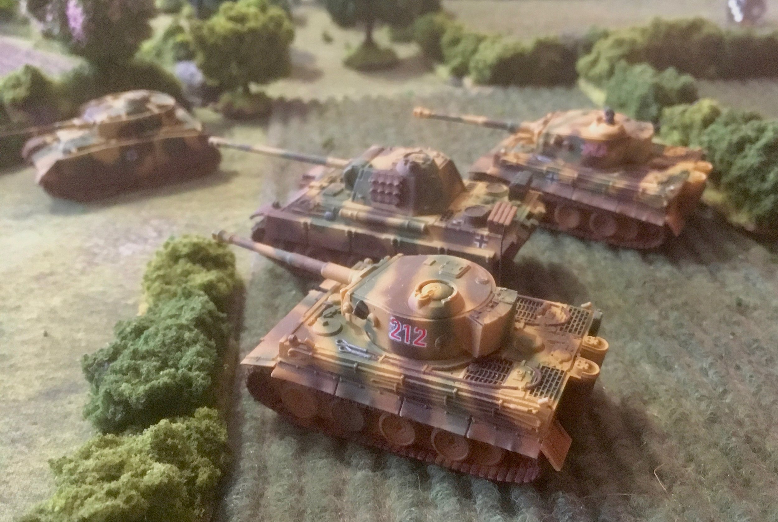 The fortunes of war then appeared to have changed for the Germans as more armour arrived in the form of a Panther and two Tiger I's.
