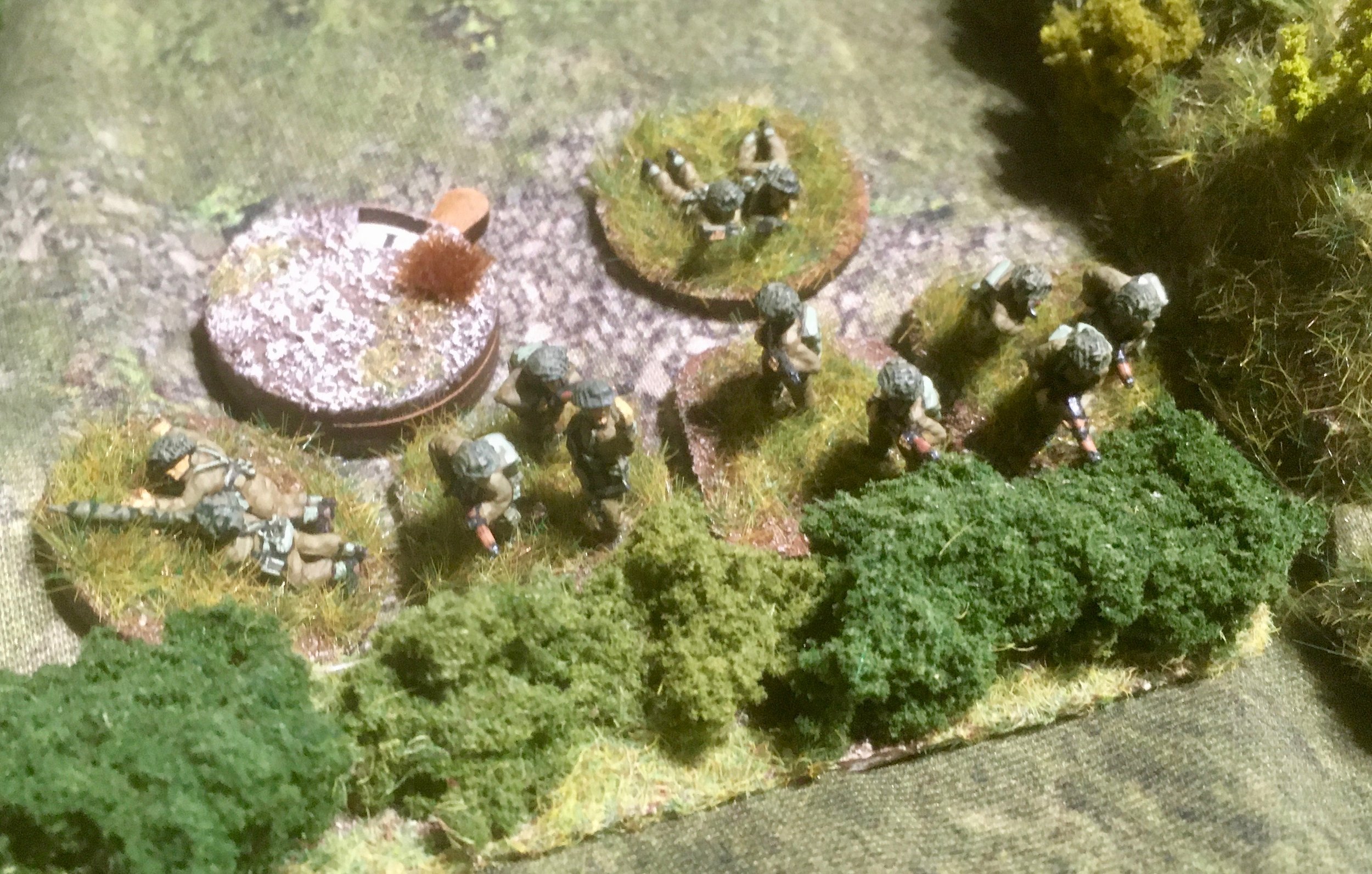Despite the threat of the panzer the rest of the section kept up fire on the Germans to their front...