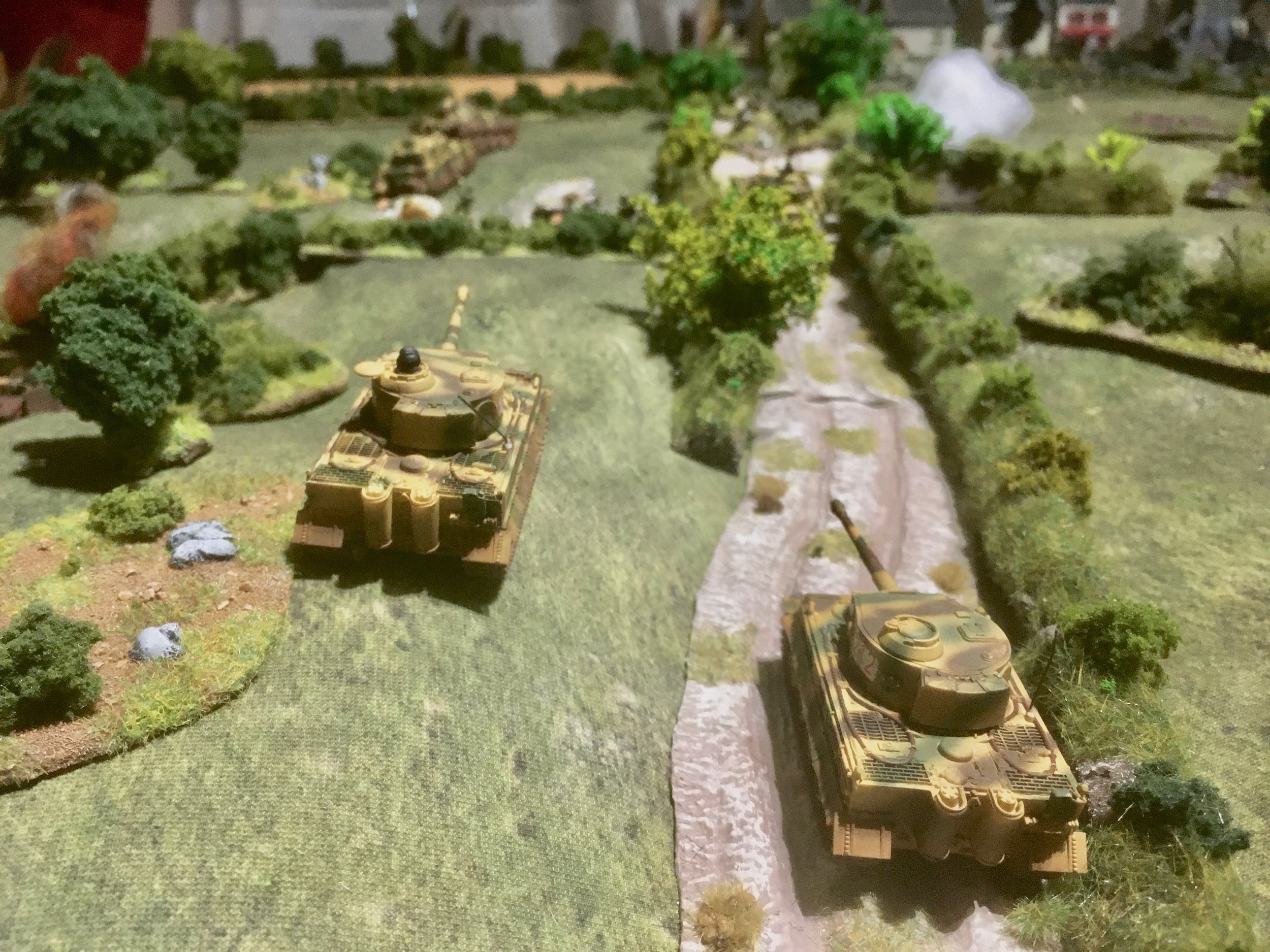 Panzer marsch! The panzers of 9. SS Panzer-Division now moved determinedly forward on the left.