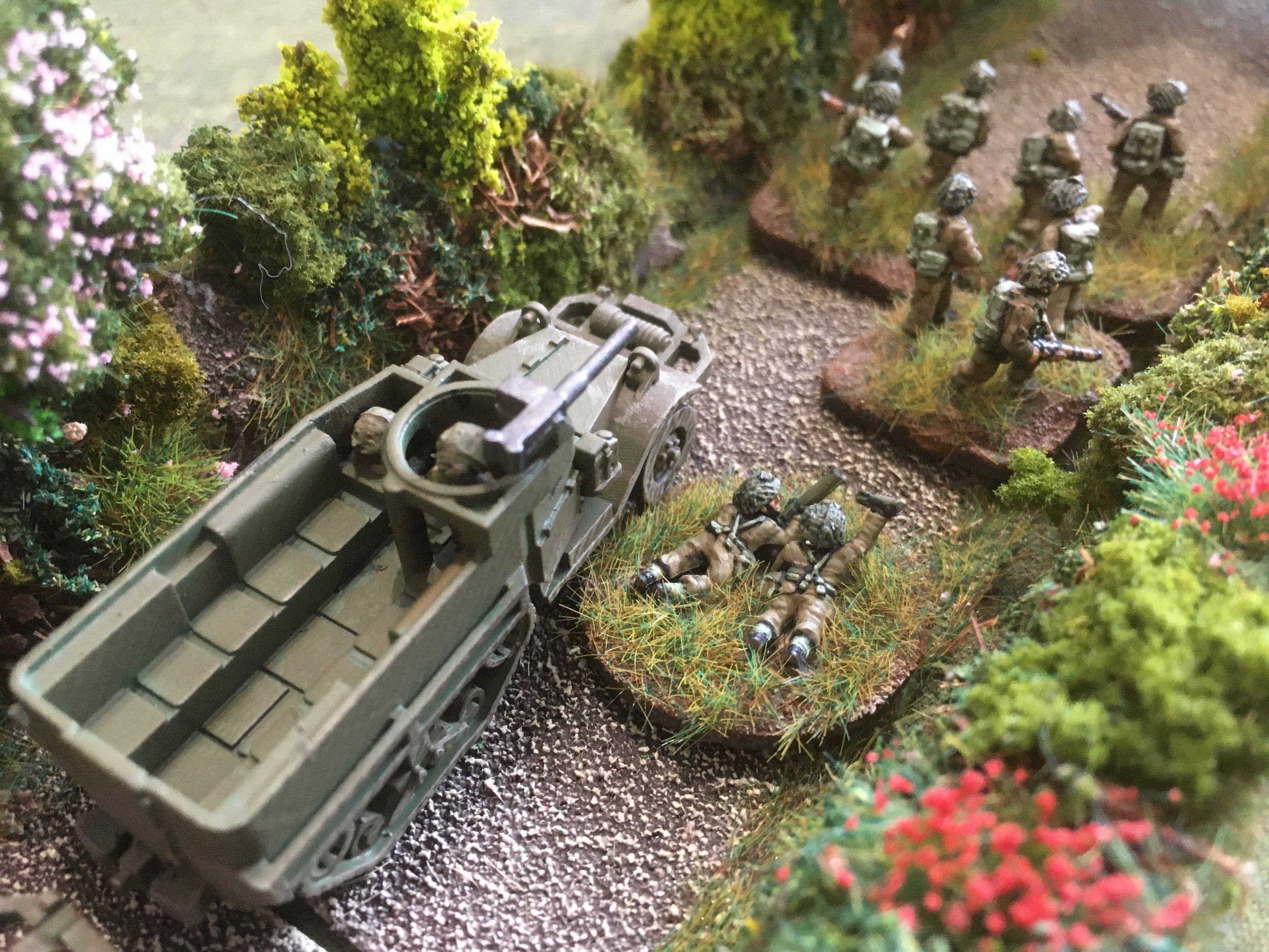 But my brain had finally woken up and I deployed the infantry mortars...