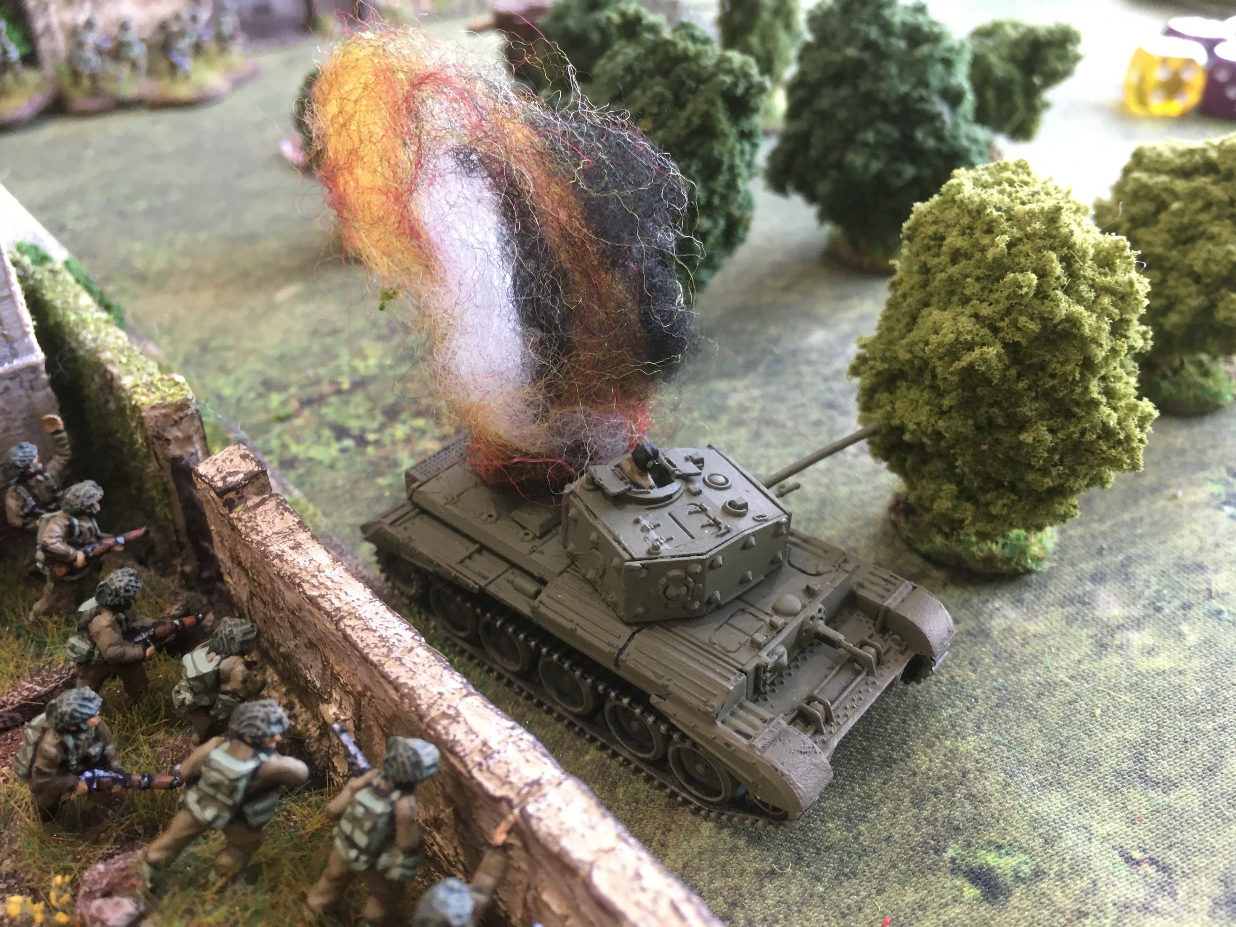  And slammed a 75mm round into its rear!