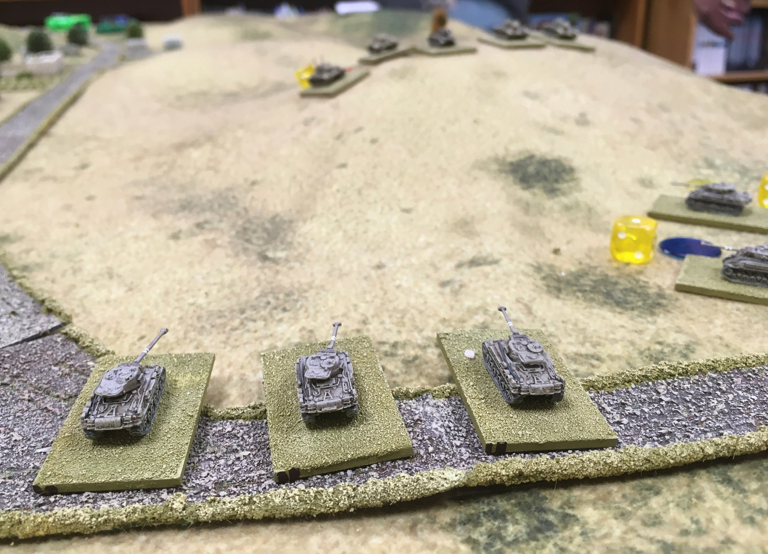 On the Israeli right flank a third platoon of M-51's was revealed and moved to support Sergeant Rosenthal's platoon.