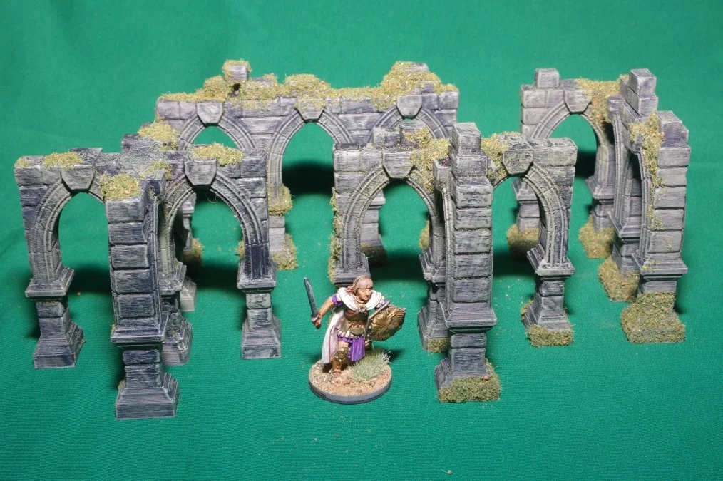 Ruined colonnade - four pieces.JPG