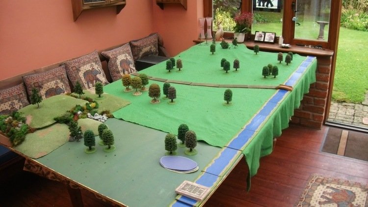 The view from the German end of the table