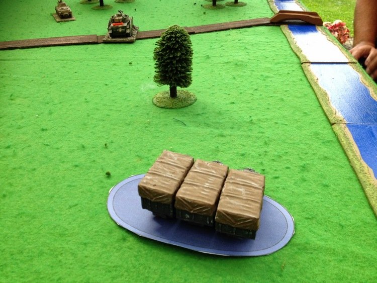 All was lost for the Russians and the German infantry in trucks were able to take the bridge completely unmolested