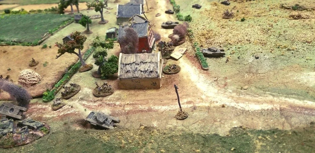 Churchills halted on main road