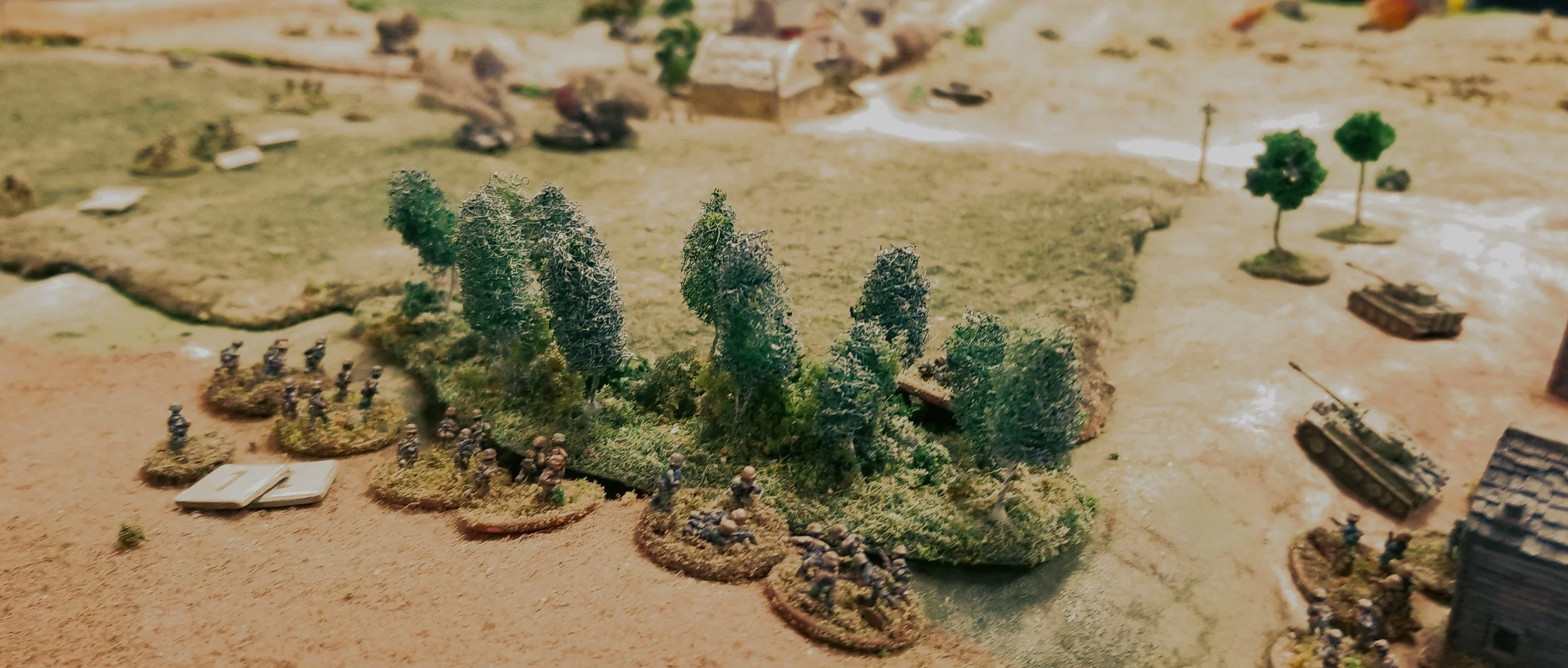 Left side of the German line