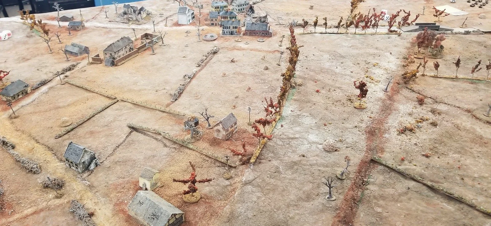 Northwest portion of the table