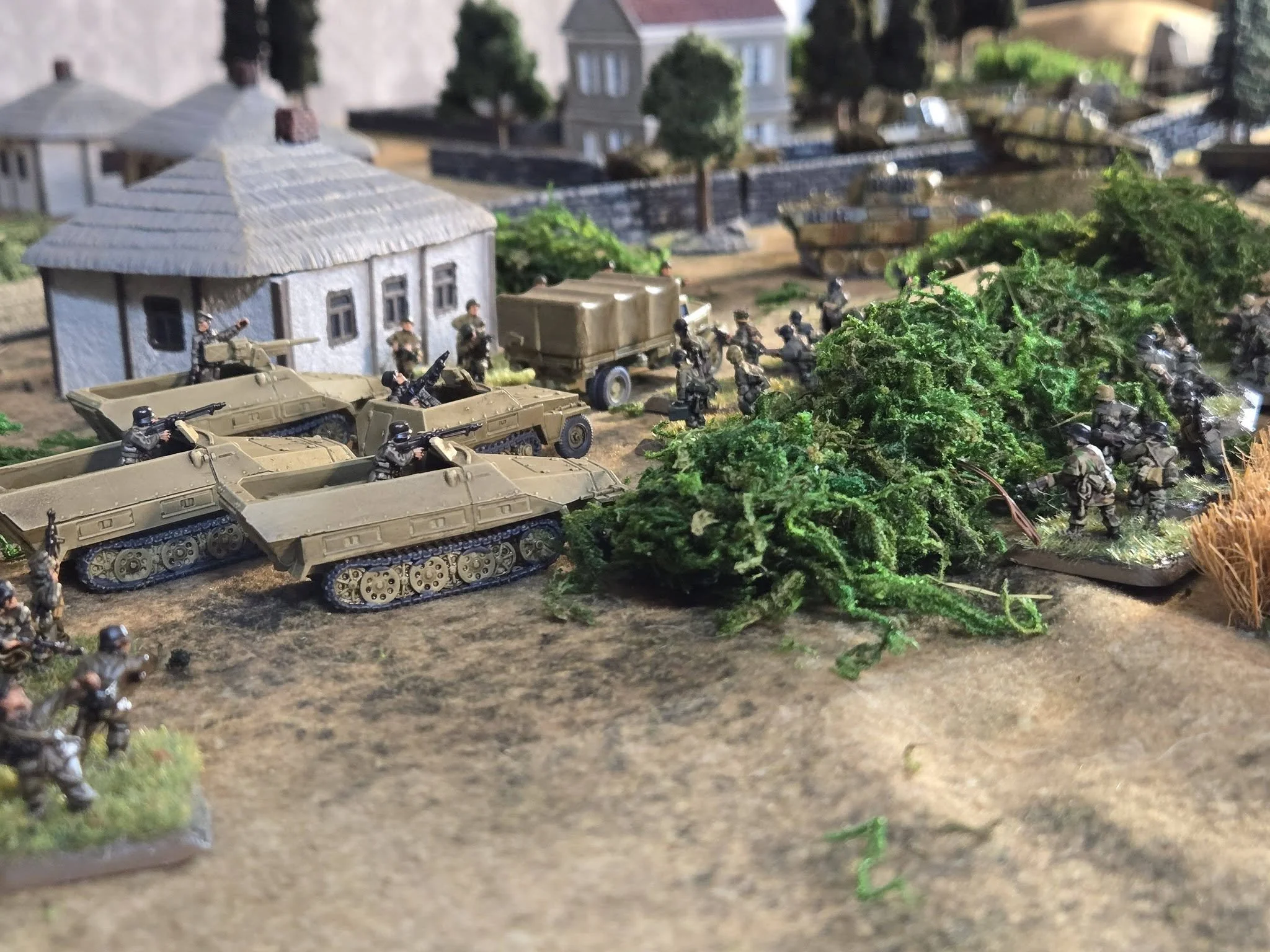 While my Zis-3 guns were mainly responsible for delaying the Germans from storming into the village for close to four hours...