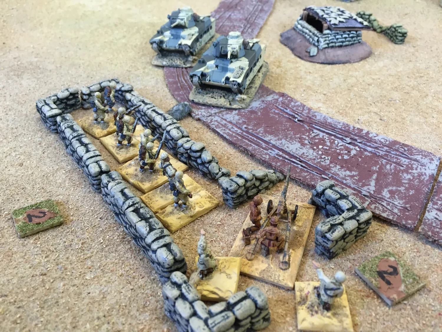 Even at this distance my antitank guns failed to inflict damage