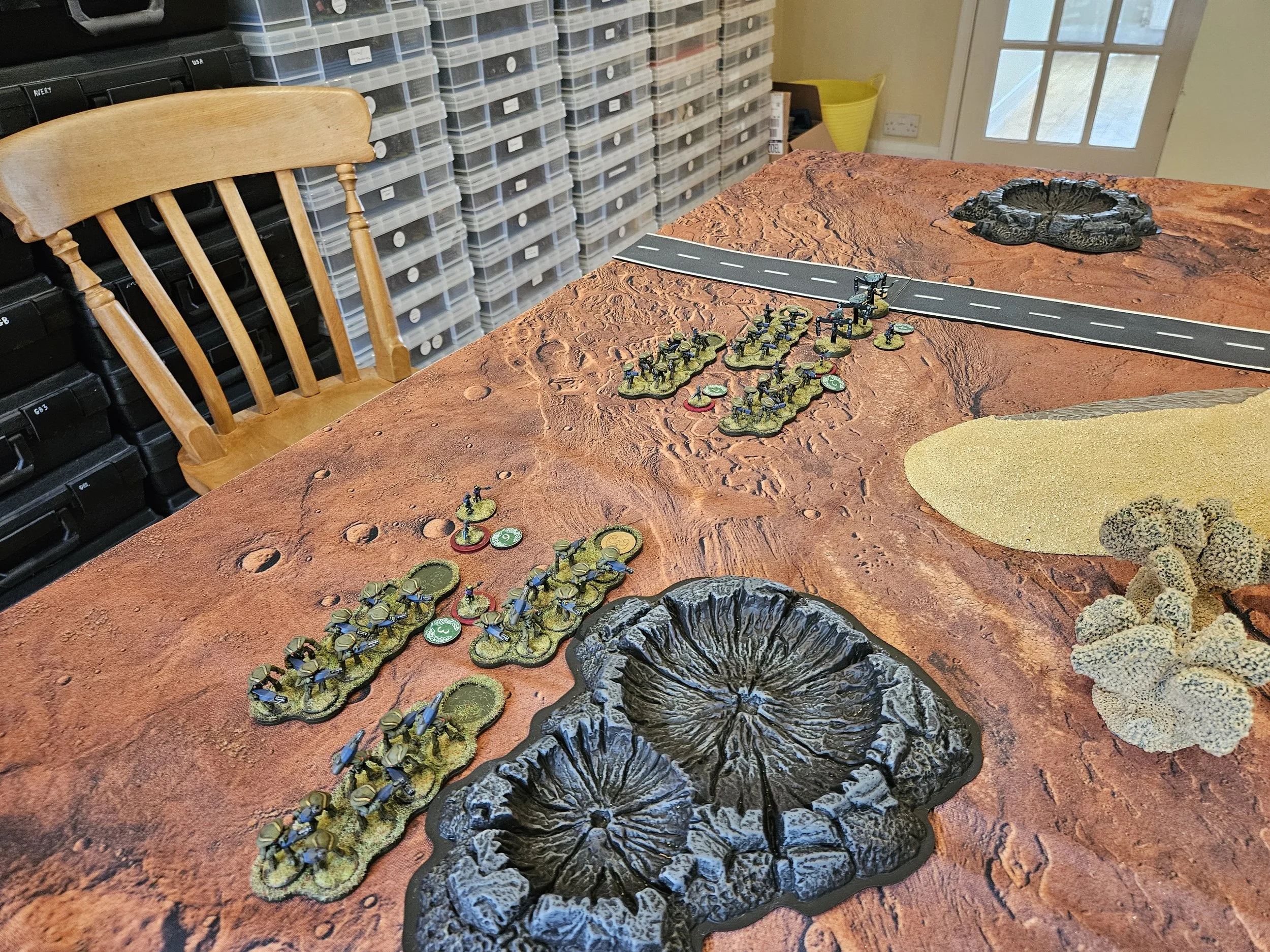 Two platoons of Kalinekt wardroids