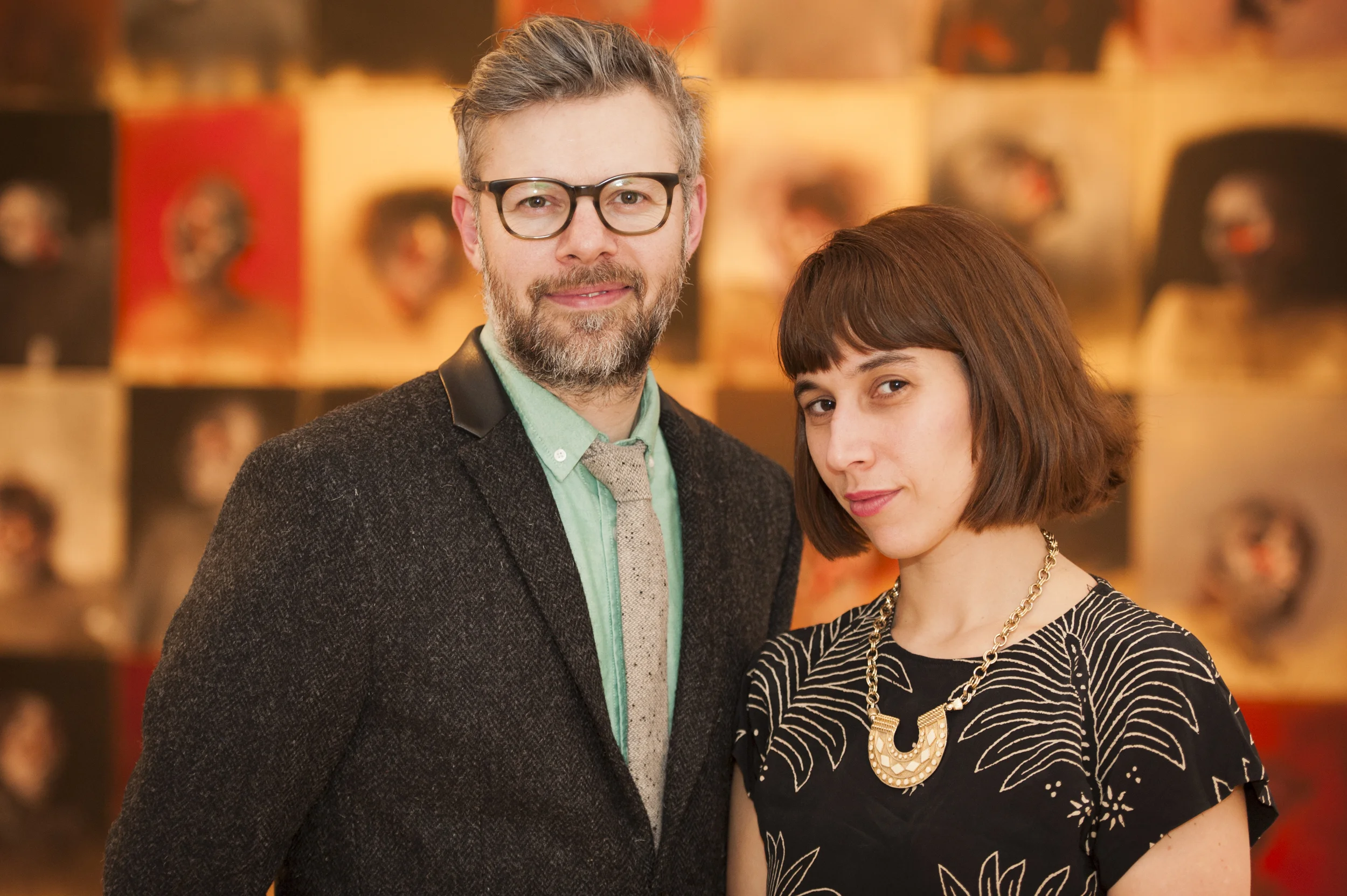 Pascal Desjardins and his partner at La petite commission, Roxanne Arsenault.