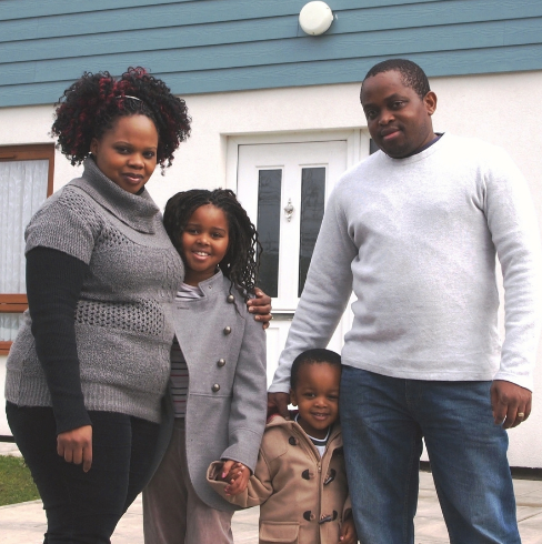 Ben Mpofu and family