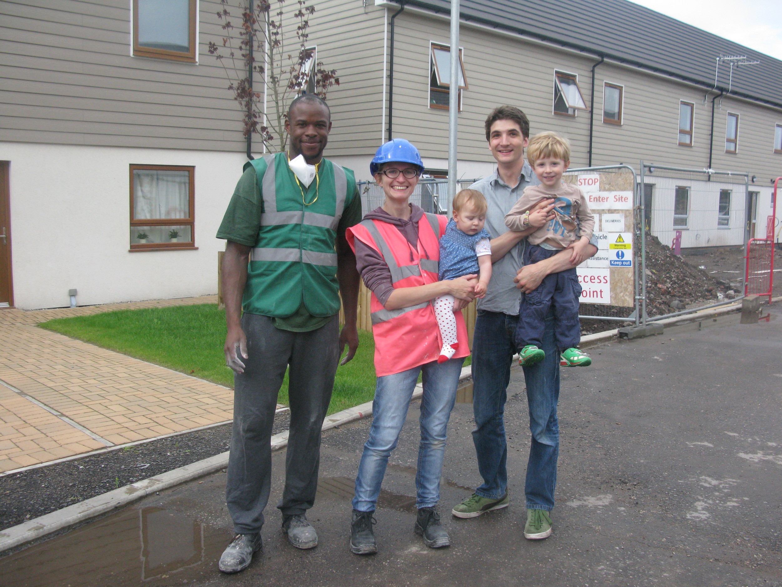 Chiz (Kingsley Road), Steph & Nick with Benedict & Elodie.