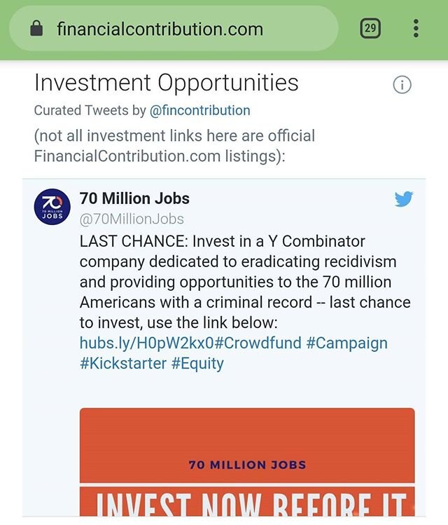 About 11 hours left to invest in &quot;70 Million Jobs&quot;! Discover financial contribution opportunities of all kinds, consult with us, &amp; more on FinancialContribution.com! 💸🇺🇸🏙️
.
.
.
#FinancialContribution #70MillionJobs #Jobs #Invest #P